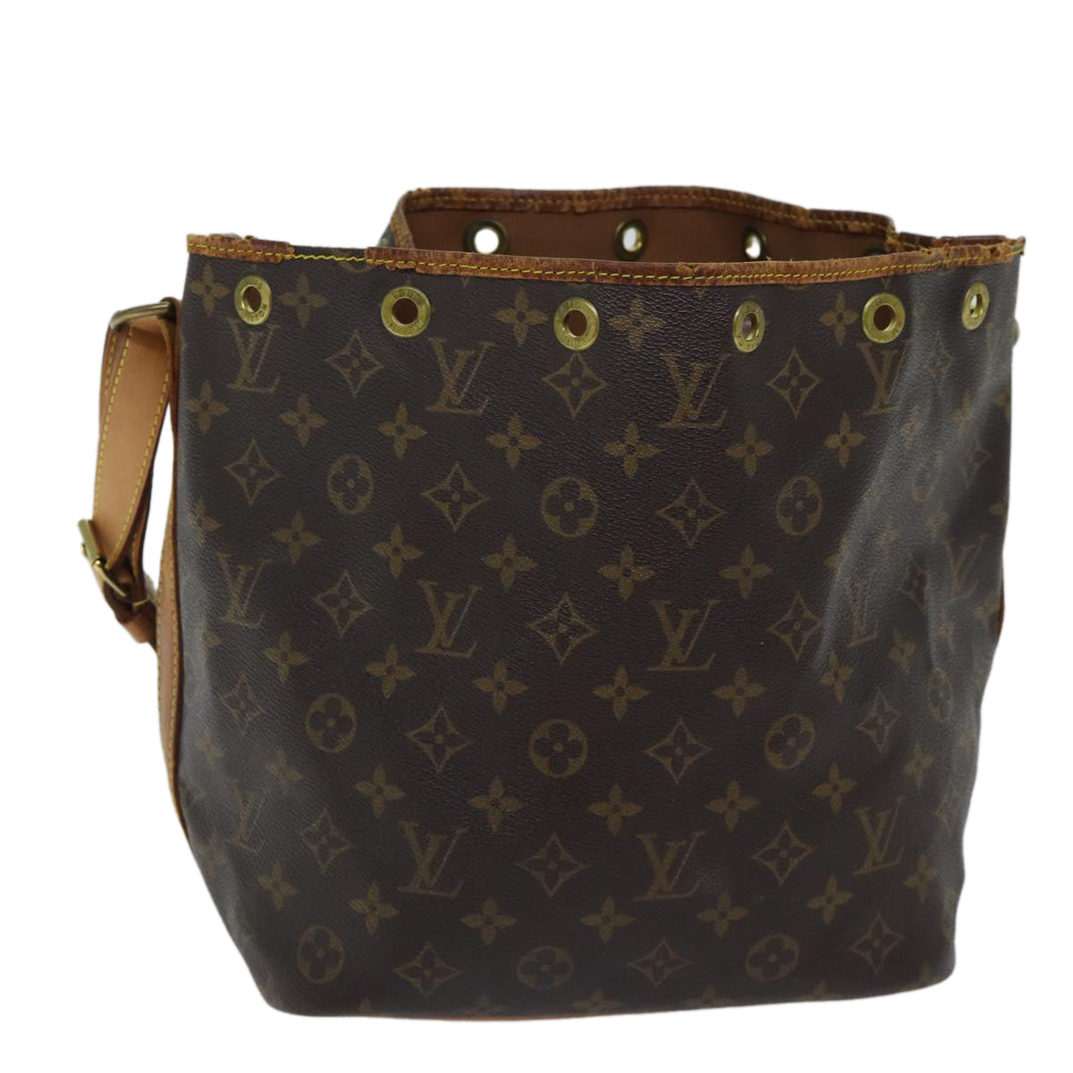 LOUIS VUITTON Monogram Petit Noe Shoulder Bag M42226 LV 71391