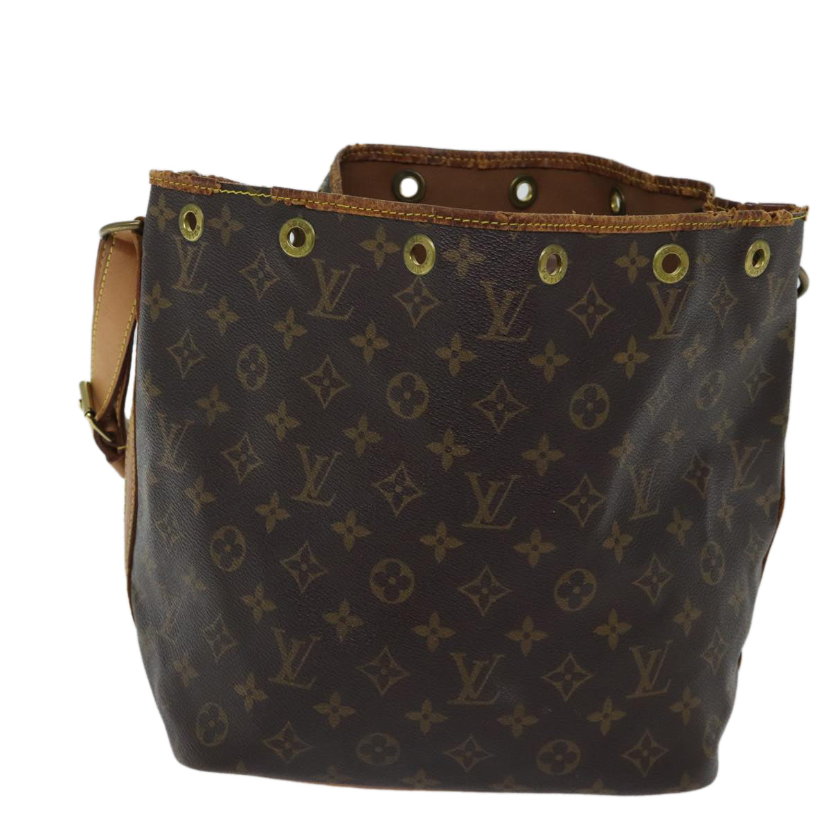 LOUIS VUITTON Monogram Petit Noe Shoulder Bag M42226 LV 71391