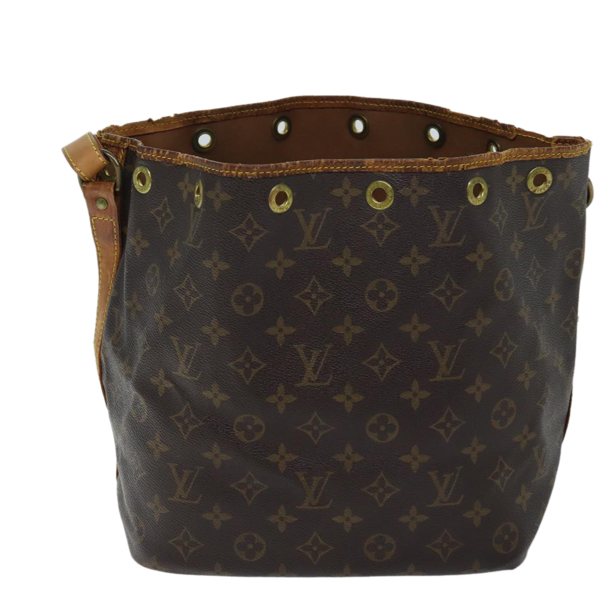 LOUIS VUITTON Monogram Petit Noe Shoulder Bag M42226 LV 71391