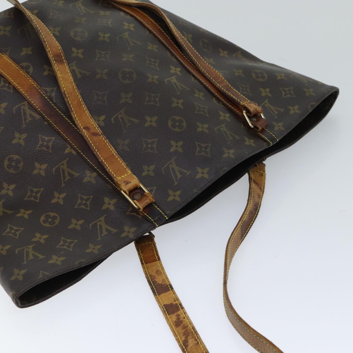 LOUIS VUITTON Monogram Sac Shopping Tote Bag M51108 LV 71393