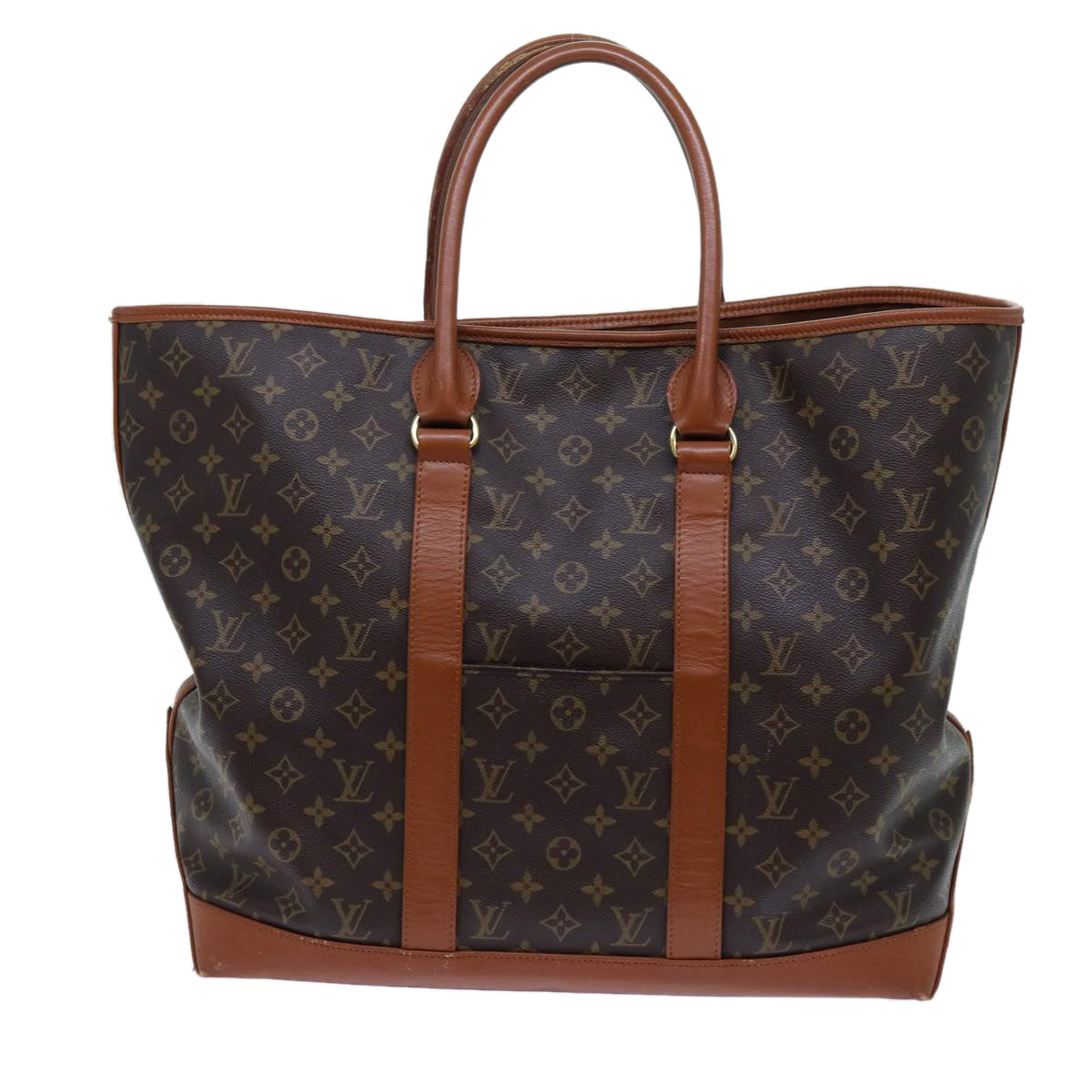 LOUIS VUITTON Monogram Sac Weekend GM Tote Bag M42420 LV 71395