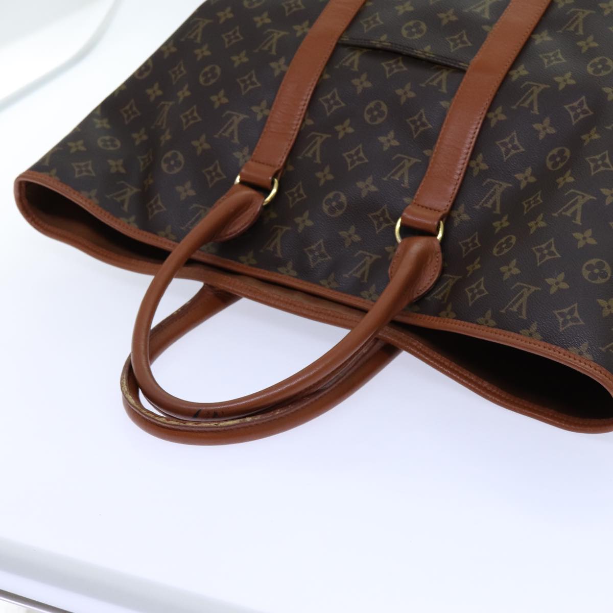 LOUIS VUITTON Monogram Sac Weekend GM Tote Bag M42420 LV 71395