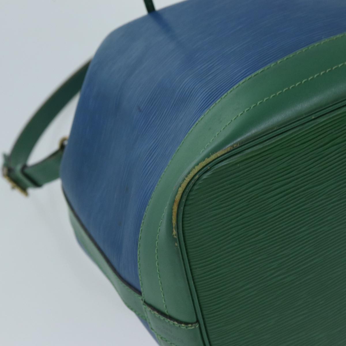 LOUIS VUITTON Epi Noe Shoulder Bag Bicolor Green Blue M44044 LV 71396