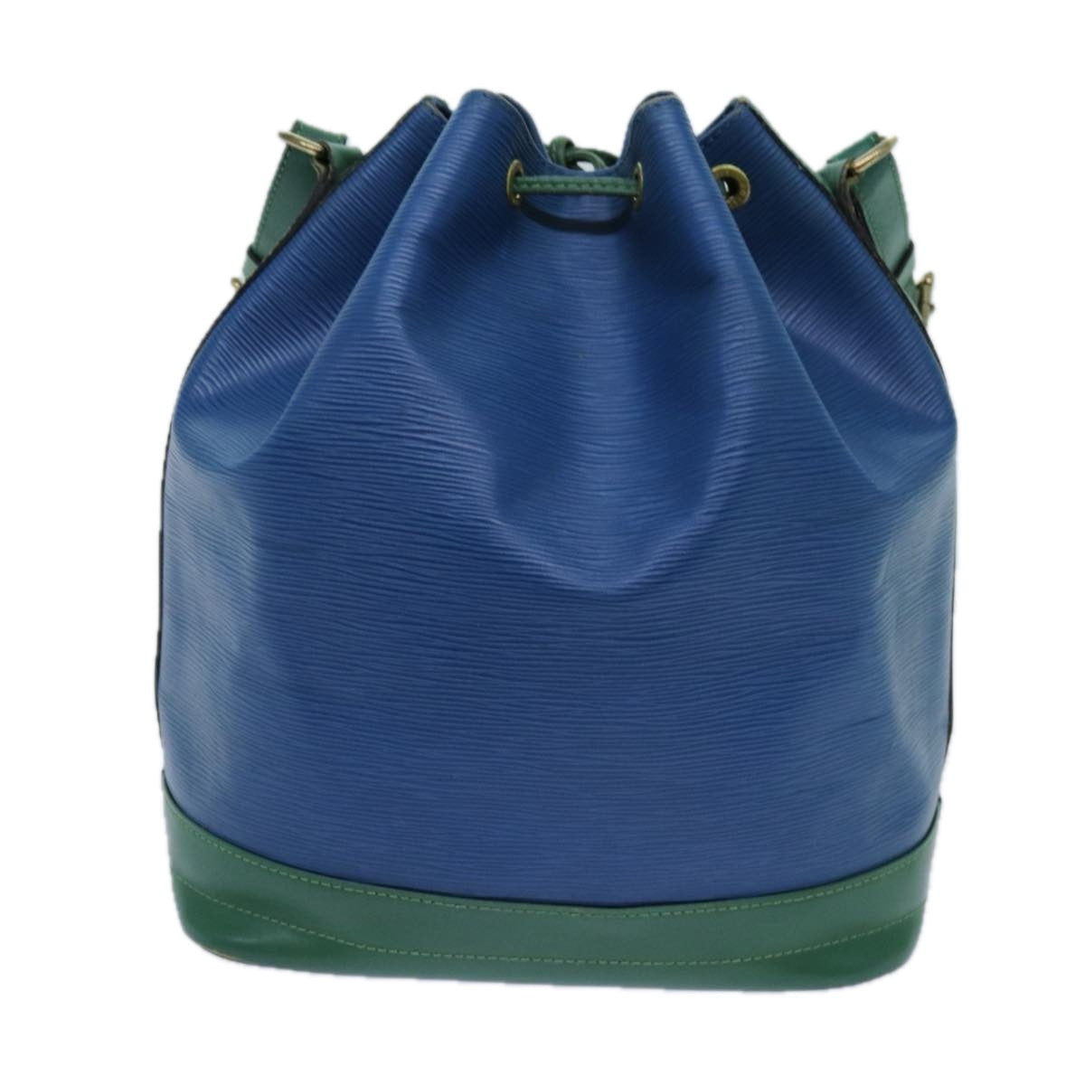 LOUIS VUITTON Epi Noe Shoulder Bag Bicolor Green Blue M44044 LV 71396