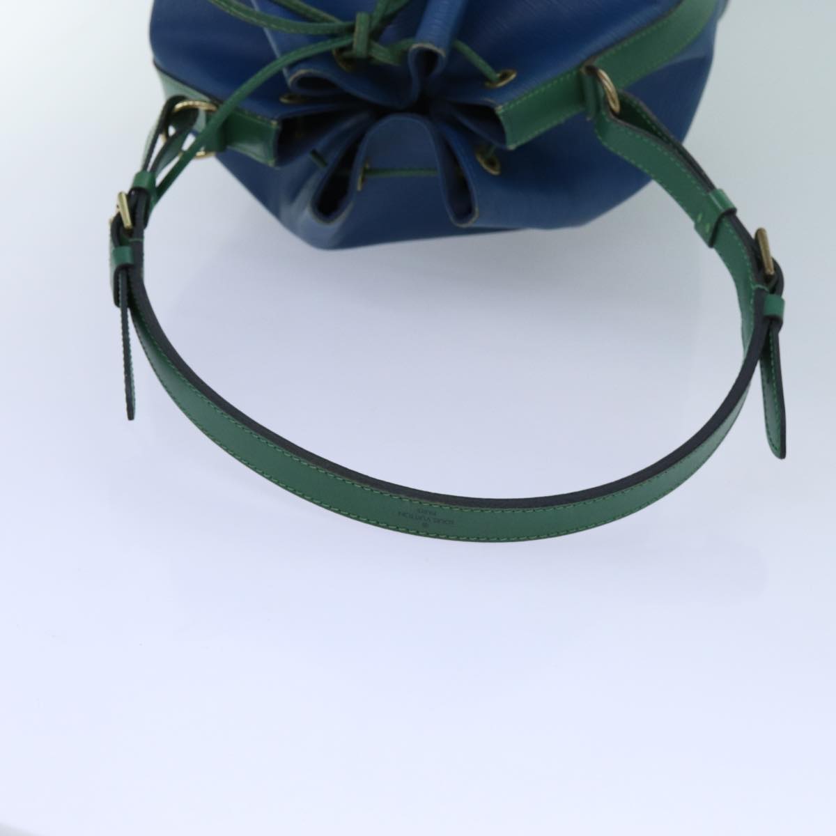 LOUIS VUITTON Epi Noe Shoulder Bag Bicolor Green Blue M44044 LV 71396