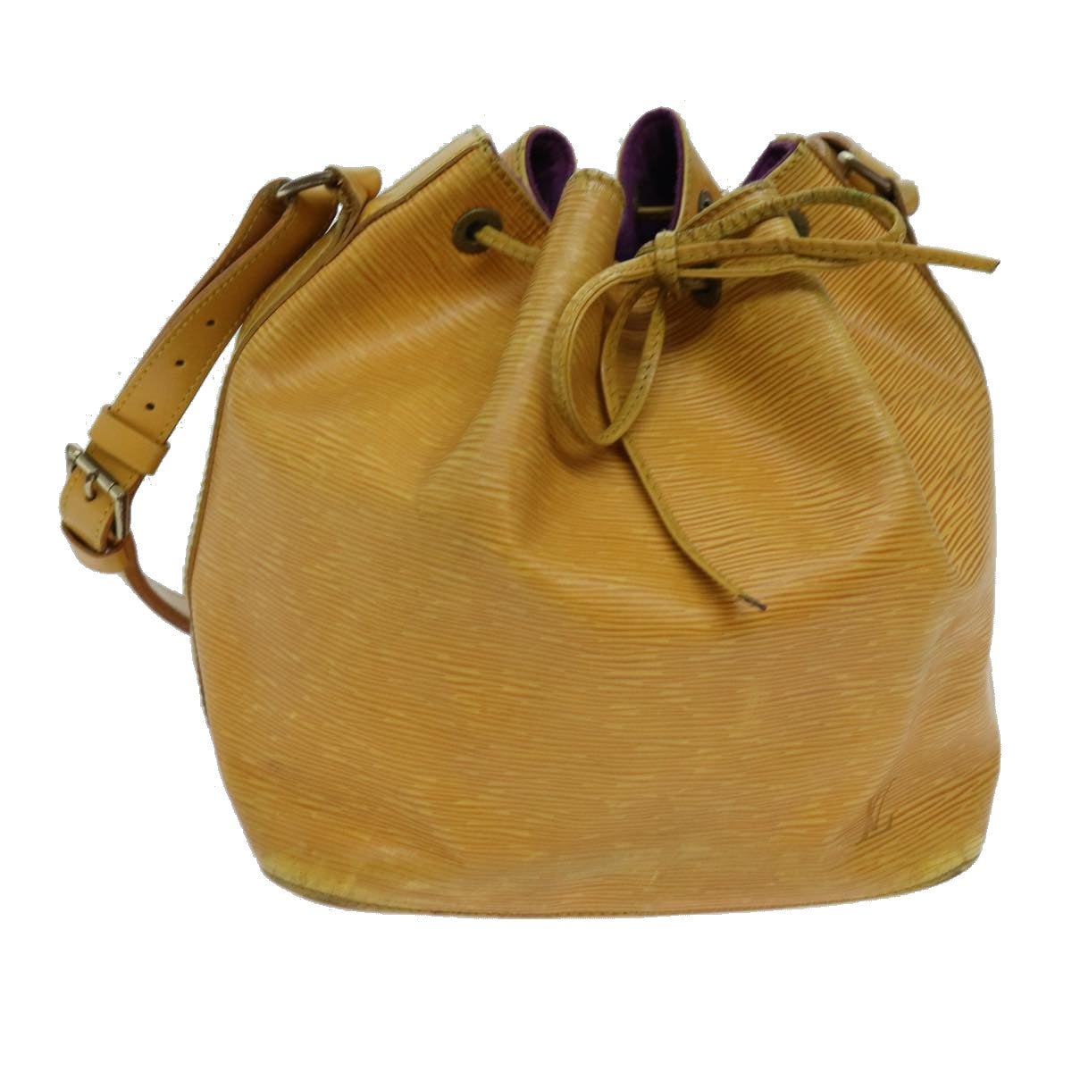 LOUIS VUITTON Epi Petit Noe Shoulder Bag Tassili Yellow M44109 LV 71397