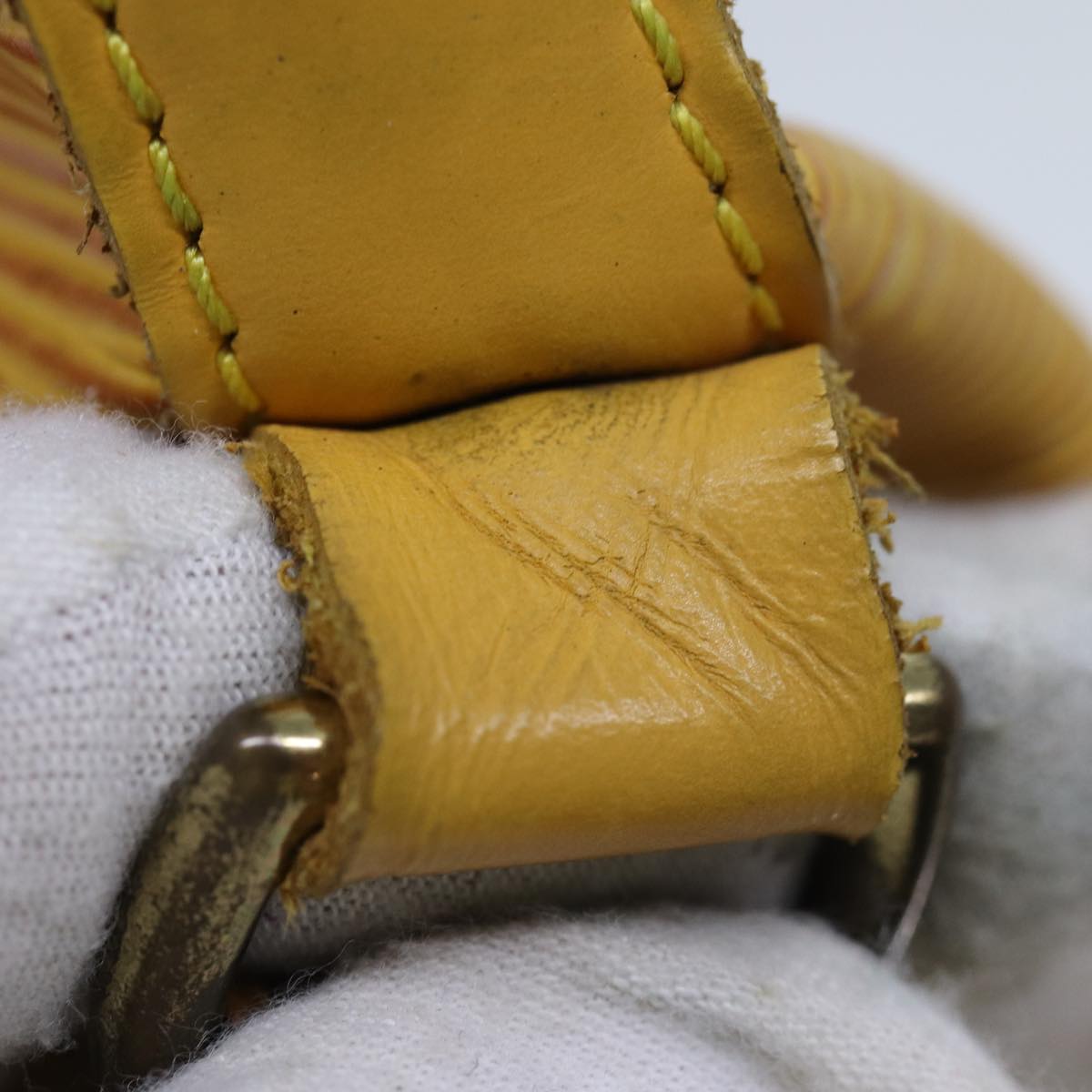 LOUIS VUITTON Epi Petit Noe Shoulder Bag Tassili Yellow M44109 LV 71397