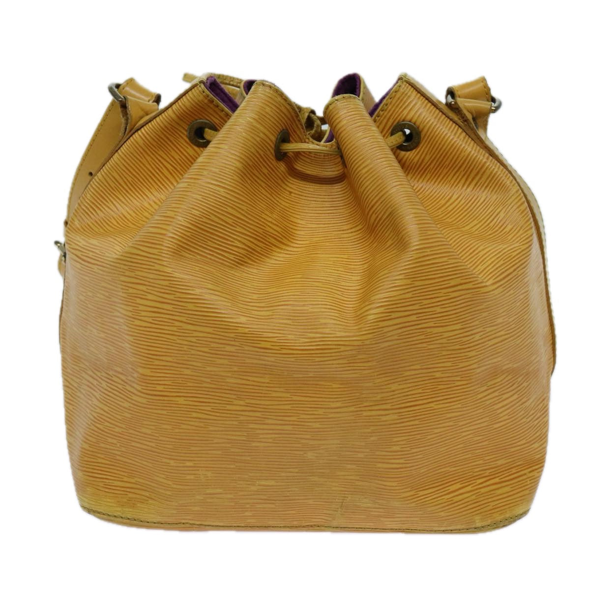 LOUIS VUITTON Epi Petit Noe Shoulder Bag Tassili Yellow M44109 LV 71397