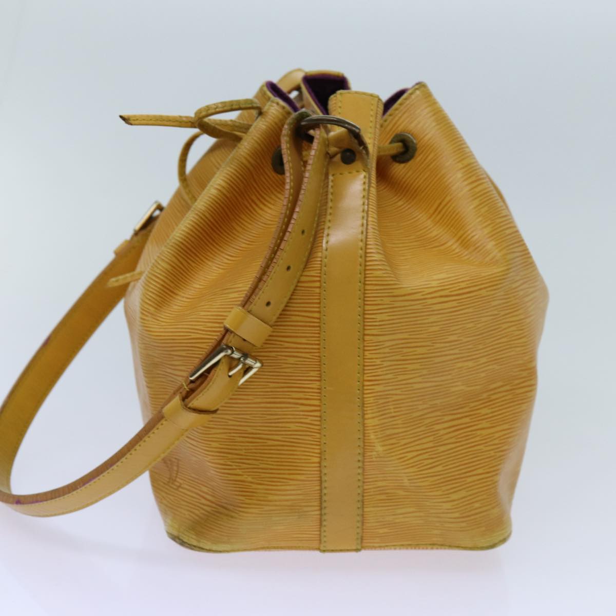 LOUIS VUITTON Epi Petit Noe Shoulder Bag Tassili Yellow M44109 LV 71397