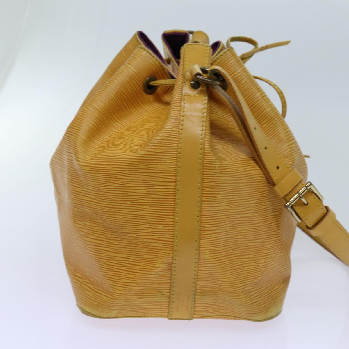 LOUIS VUITTON Epi Petit Noe Shoulder Bag Tassili Yellow M44109 LV 71397