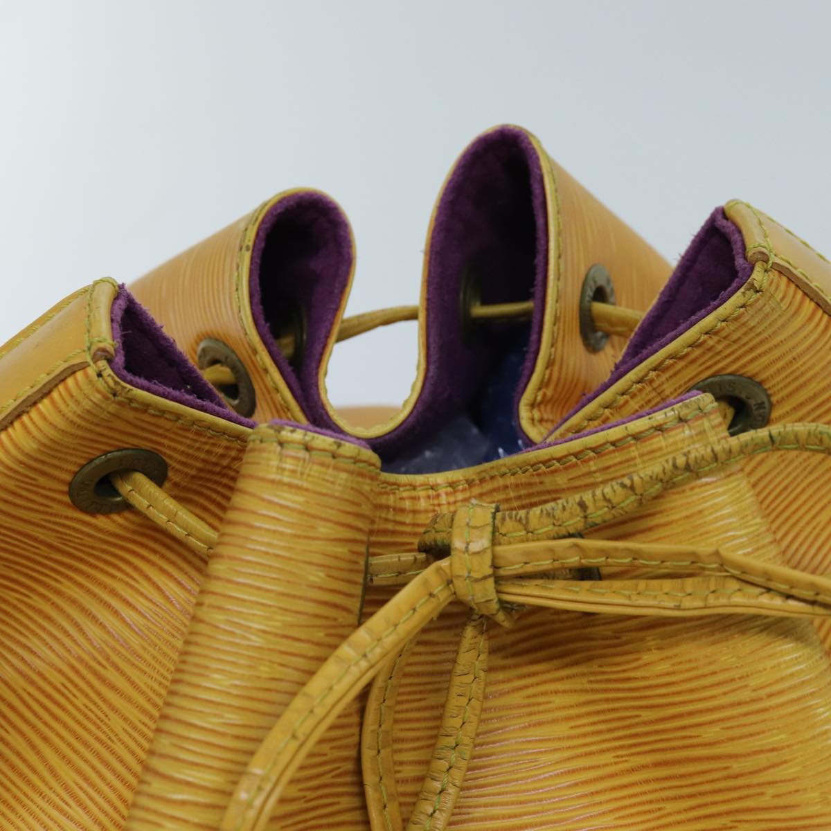 LOUIS VUITTON Epi Petit Noe Shoulder Bag Tassili Yellow M44109 LV 71397