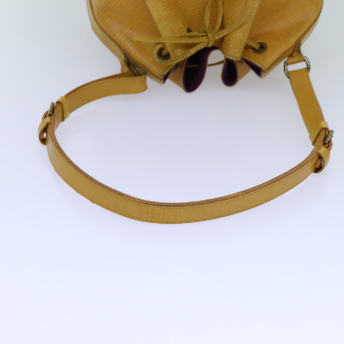 LOUIS VUITTON Epi Petit Noe Shoulder Bag Tassili Yellow M44109 LV 71397
