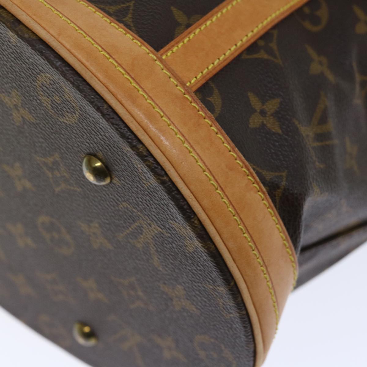 LOUIS VUITTON Monogram Bucket GM Shoulder Bag M42236 LV 71398