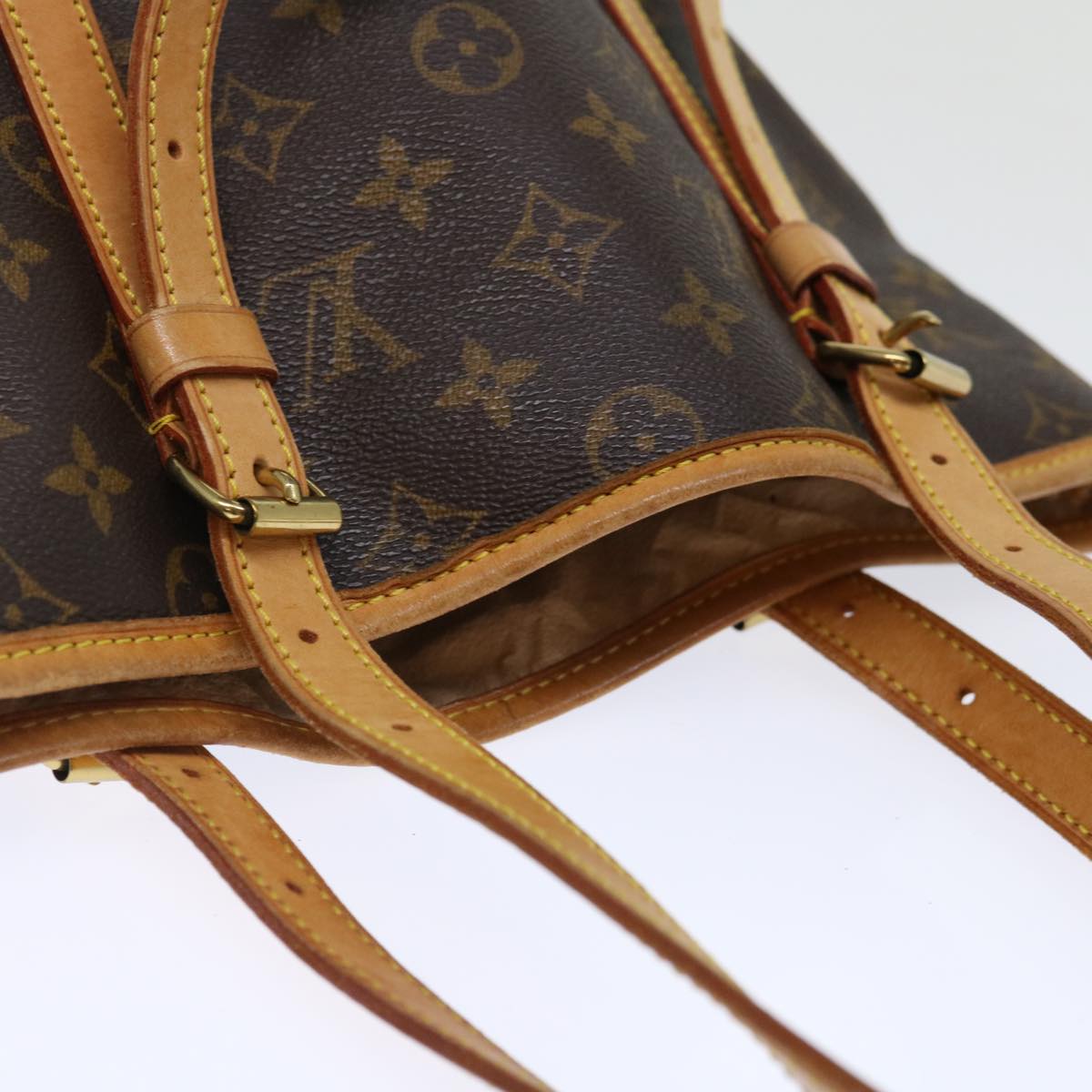 LOUIS VUITTON Monogram Bucket GM Shoulder Bag M42236 LV 71398