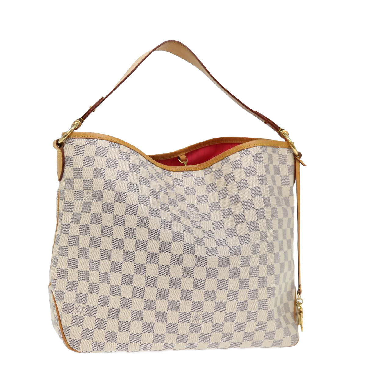 LOUIS VUITTON Damier Azur Delightful MM Shoulder Bag N41448 LV 71399