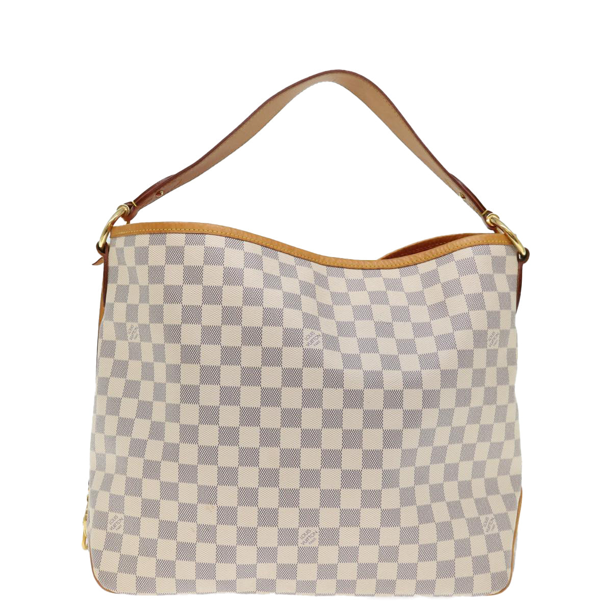 LOUIS VUITTON Damier Azur Delightful MM Shoulder Bag N41448 LV 71399
