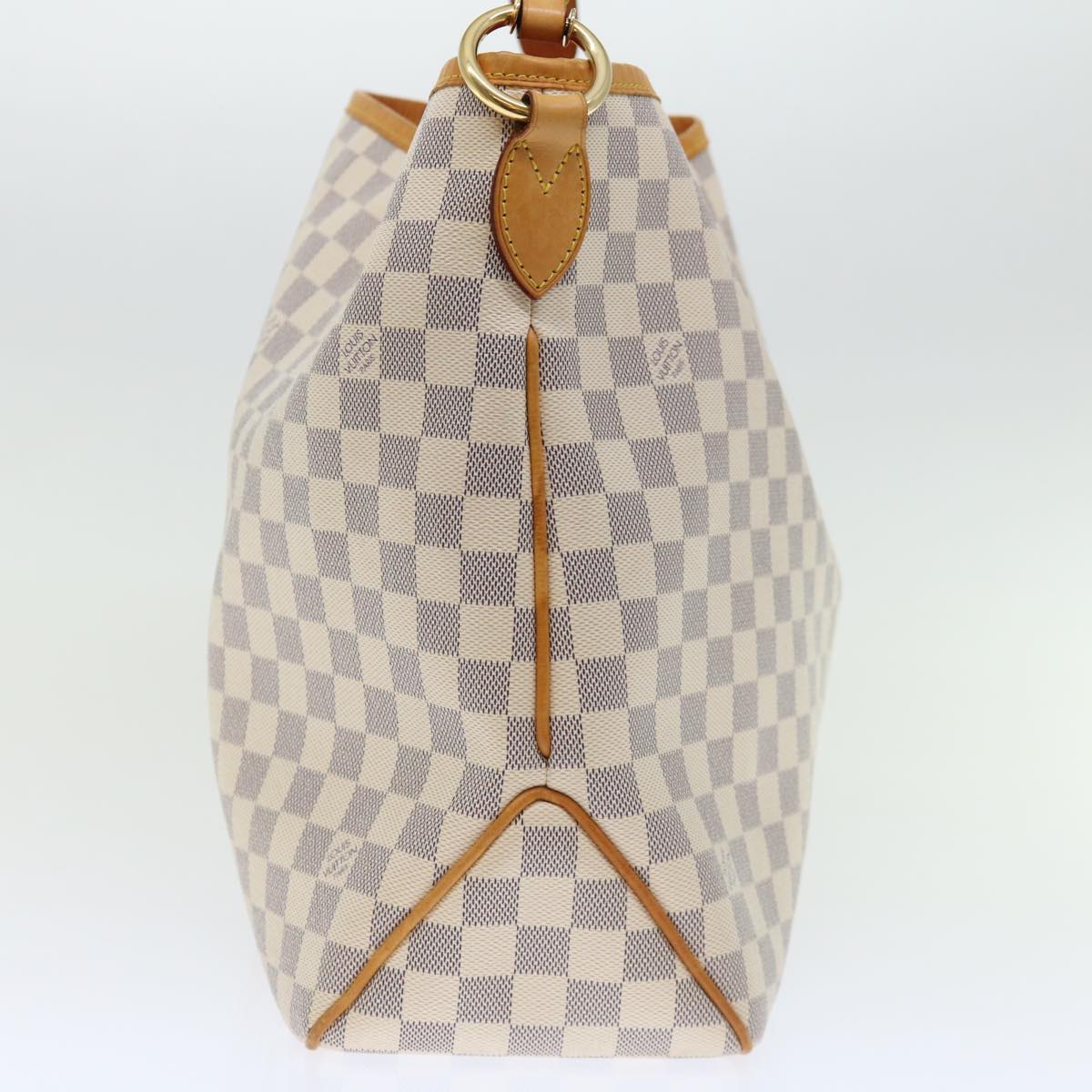 LOUIS VUITTON Damier Azur Delightful MM Shoulder Bag N41448 LV 71399