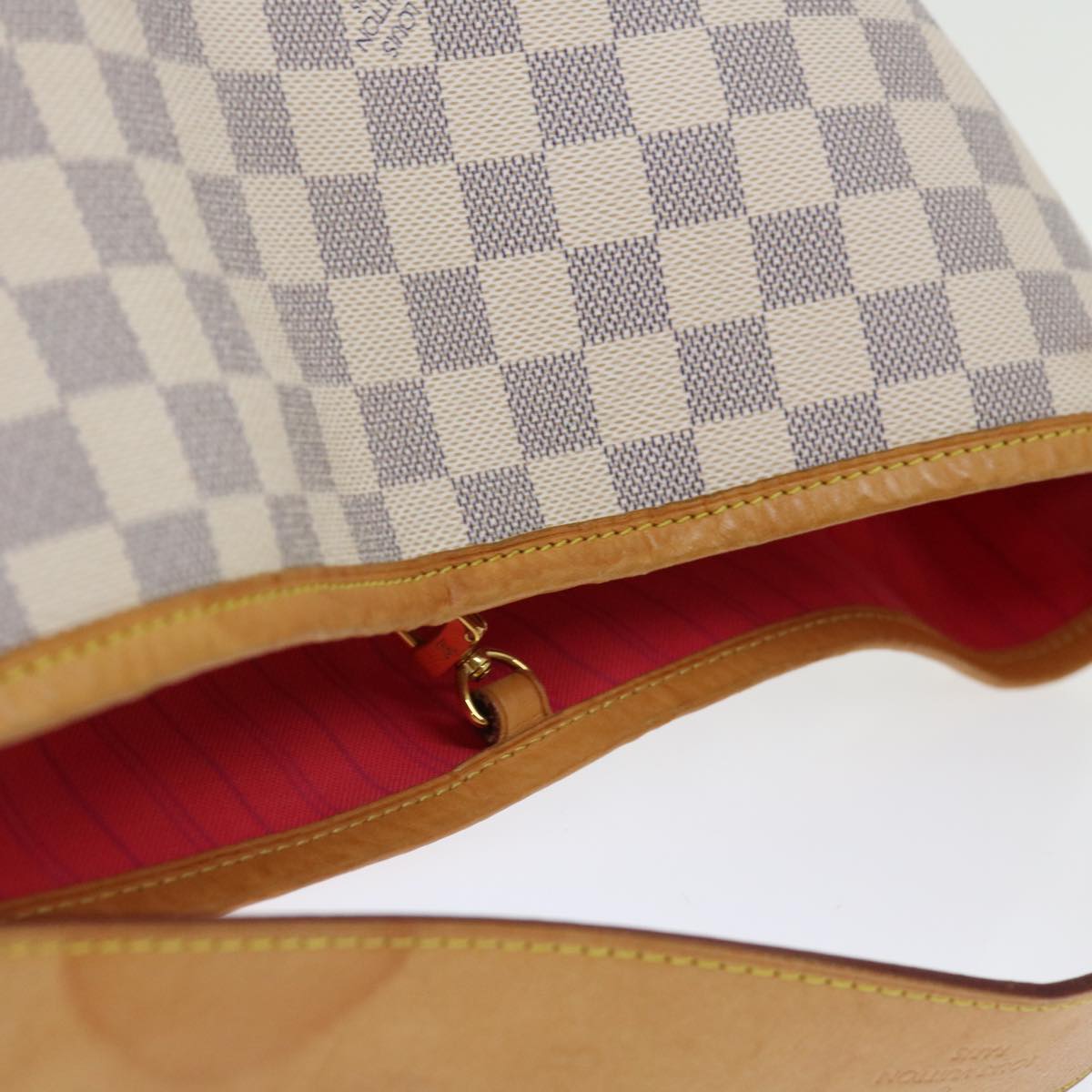 LOUIS VUITTON Damier Azur Delightful MM Shoulder Bag N41448 LV 71399