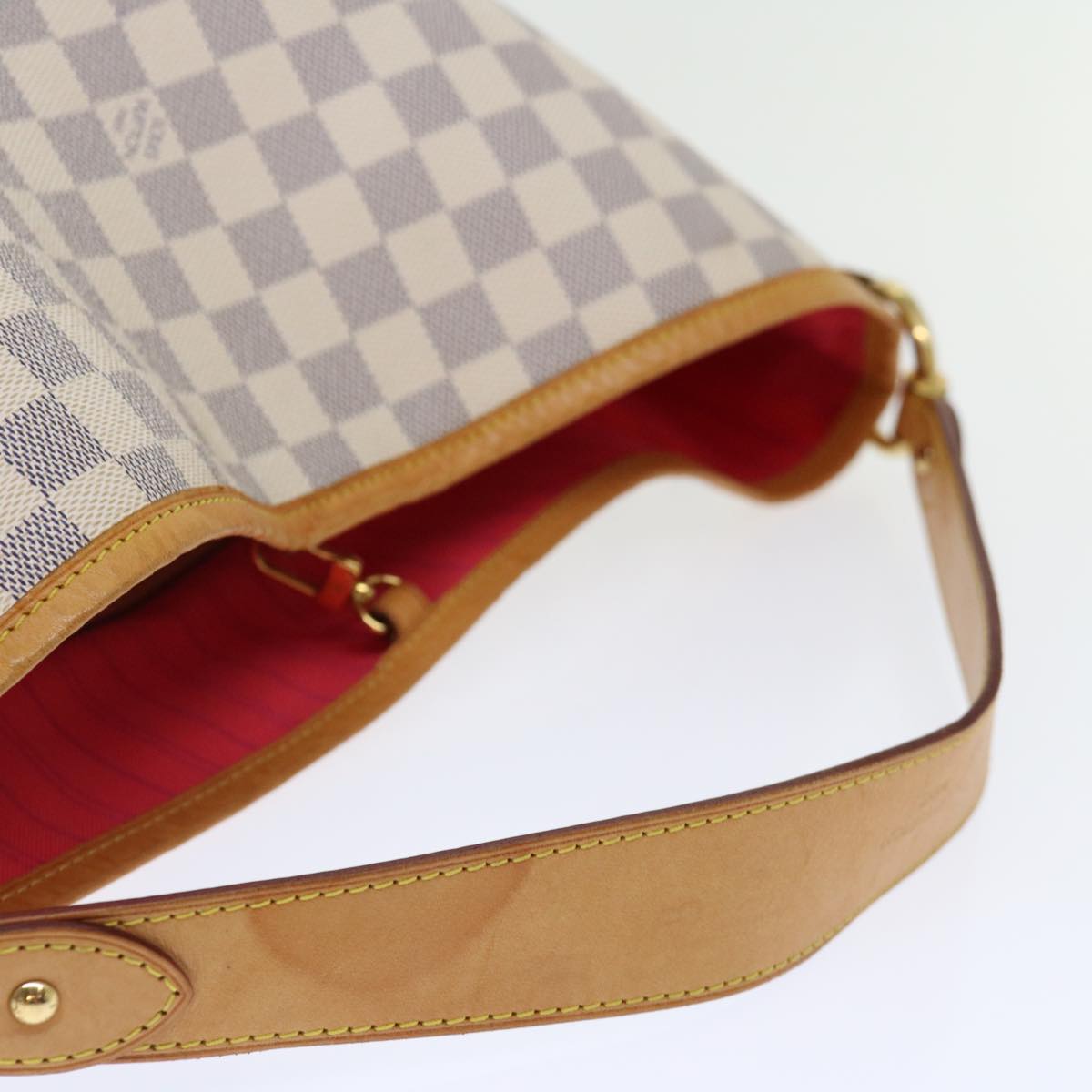 LOUIS VUITTON Damier Azur Delightful MM Shoulder Bag N41448 LV 71399