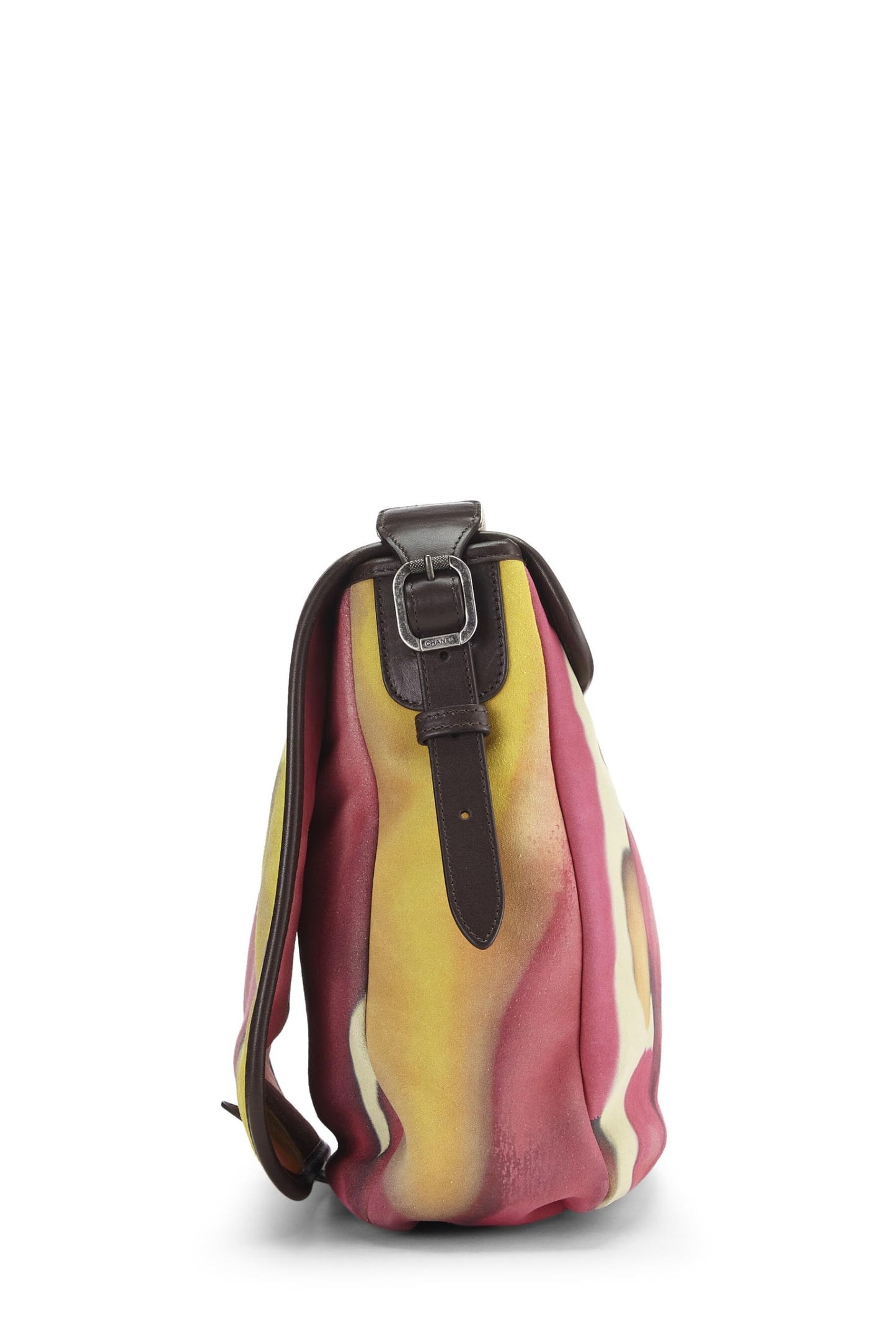 Chanel,  Multicolor Suede Flower Power Messenger, Multi