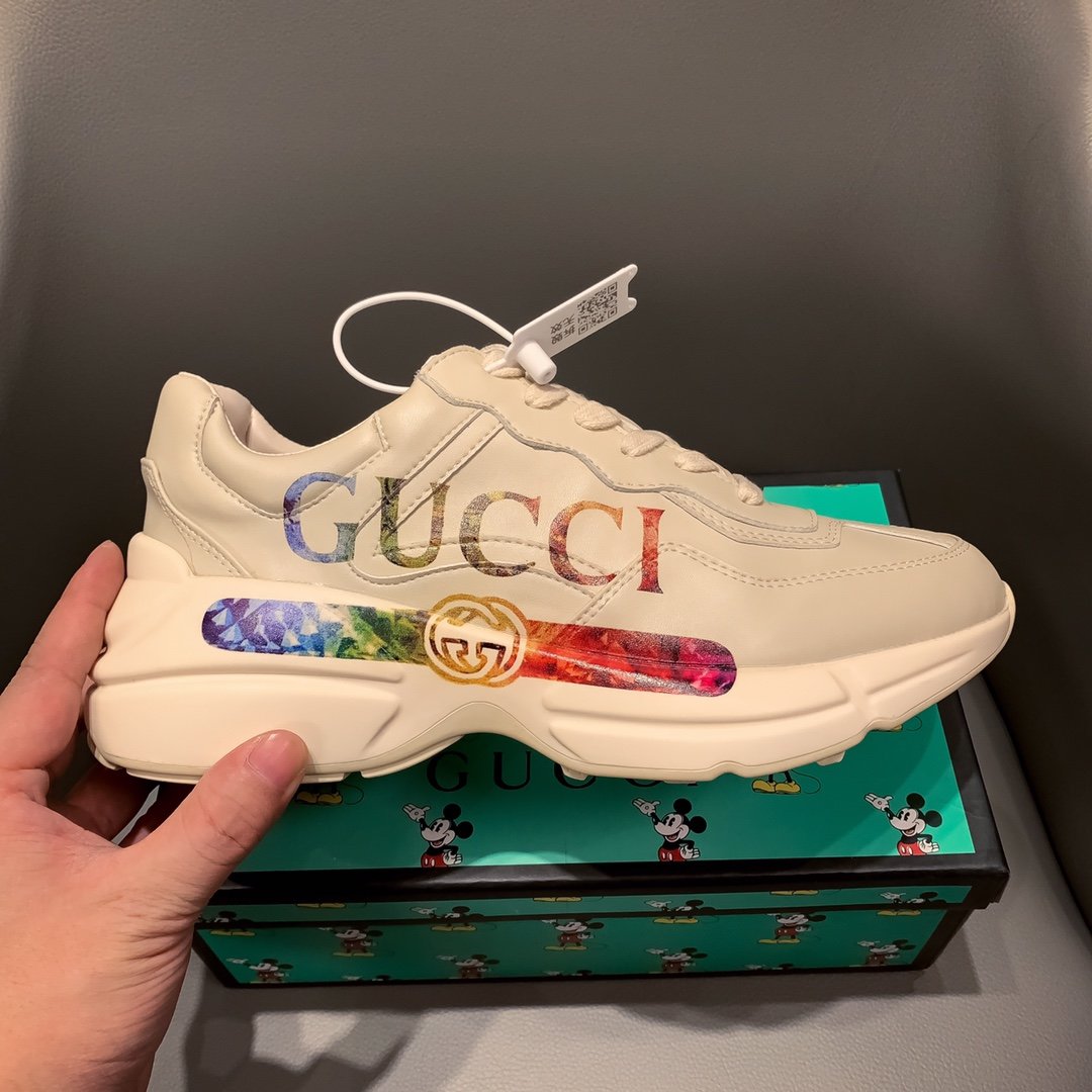 GLM-GCI  RHYTON SNEAKER WITH RAINBOW 129