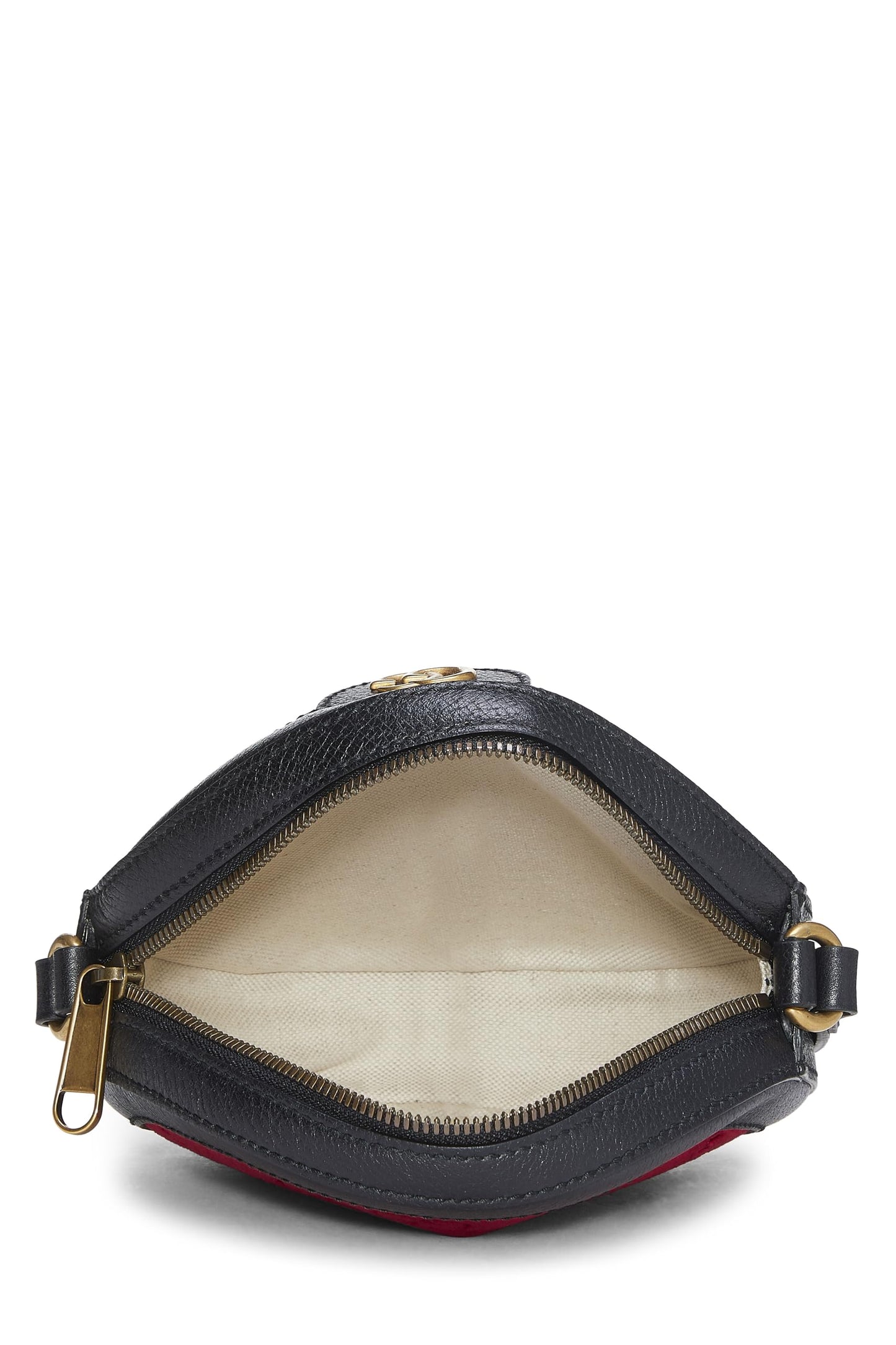 Gucci,  Burgundy Velvet GG Marmont Round Shoulder Bag Mini, Burgundy
