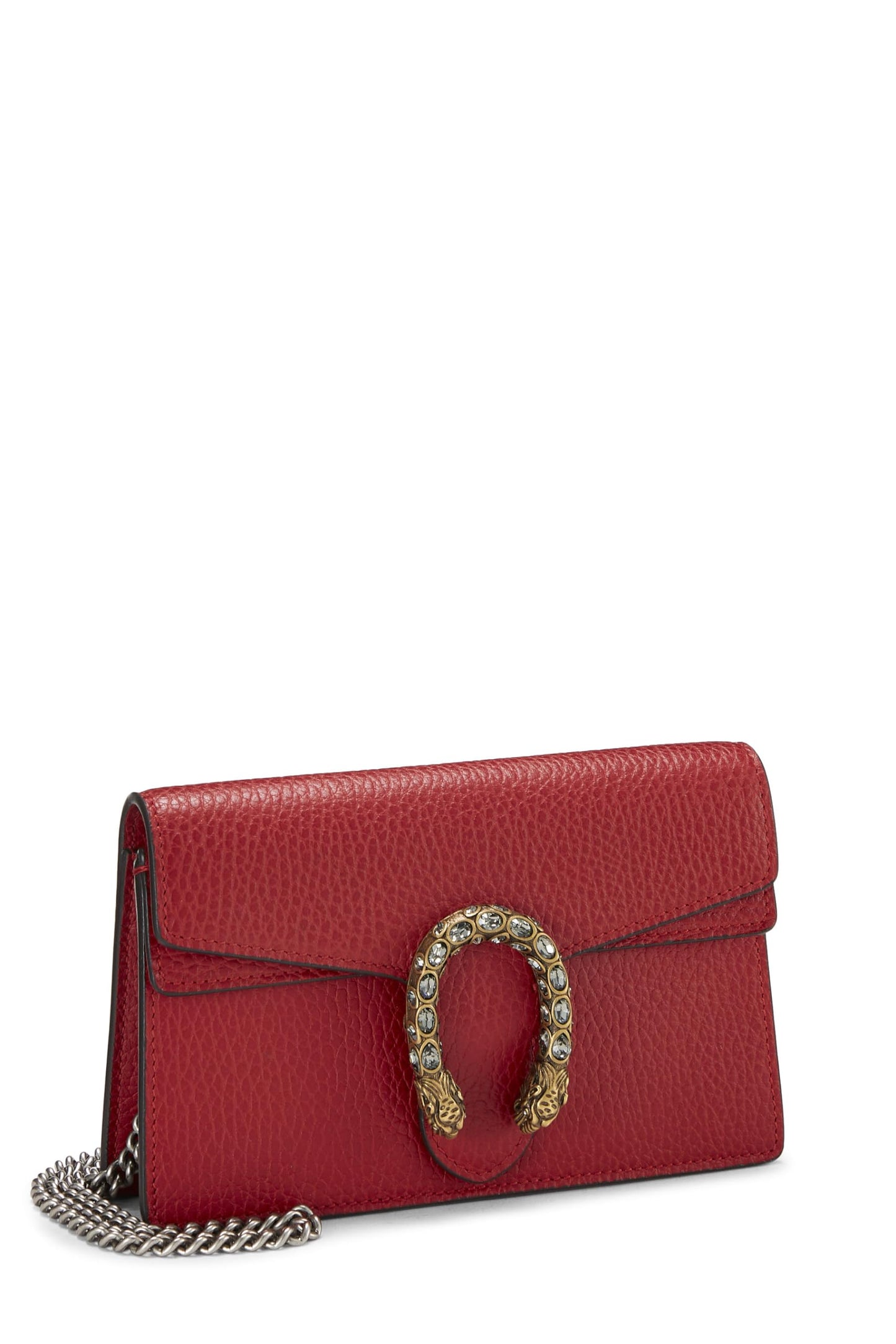Gucci,  Red Leather Dionysus Super Mini, Red
