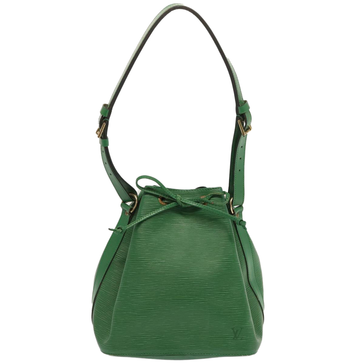 LOUIS VUITTON Epi Petit Noe Shoulder Bag Green M44104 LV 71400