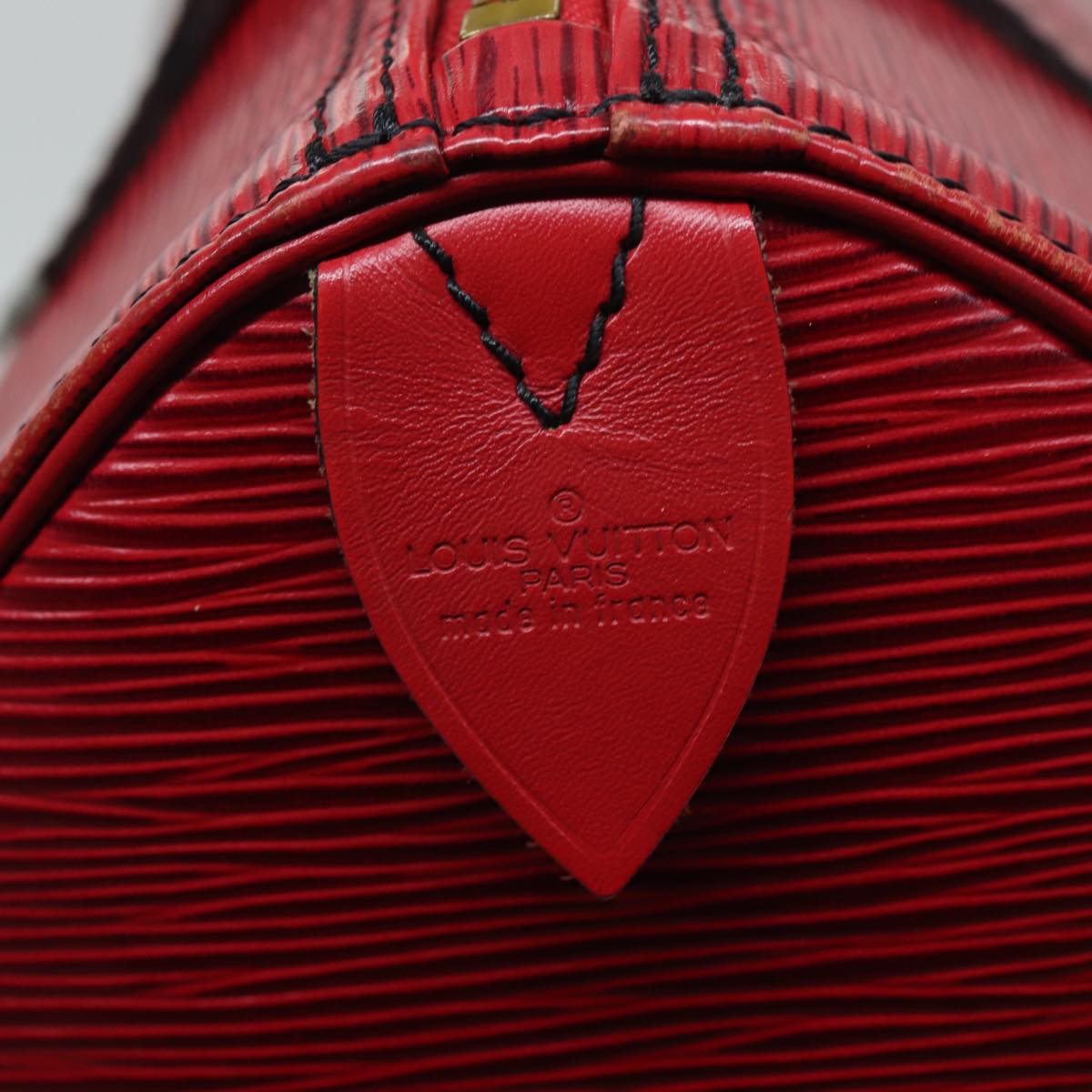 LOUIS VUITTON Epi Speedy 25 Hand Bag Castilian Red M43017 LV 71403