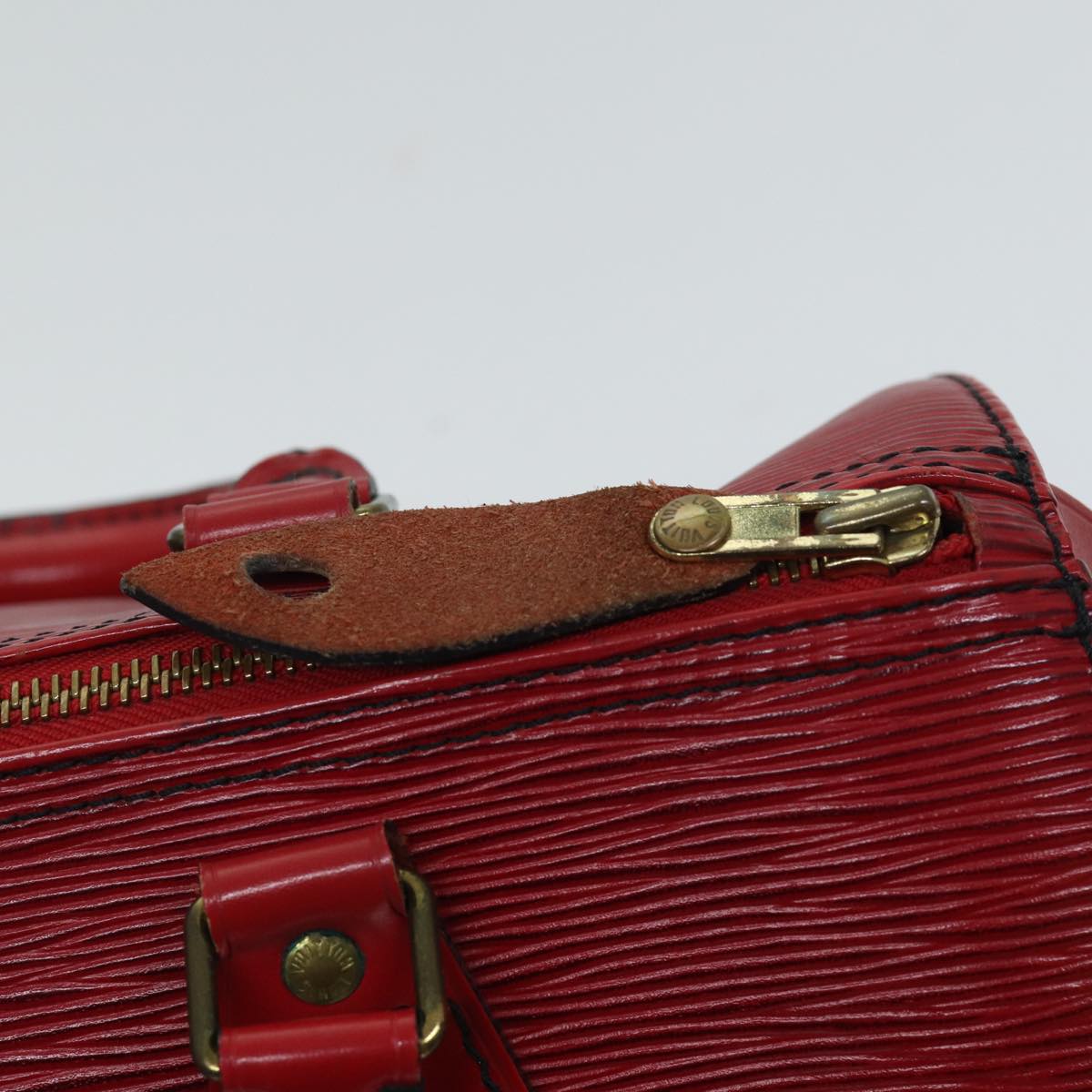 LOUIS VUITTON Epi Speedy 25 Hand Bag Castilian Red M43017 LV 71403