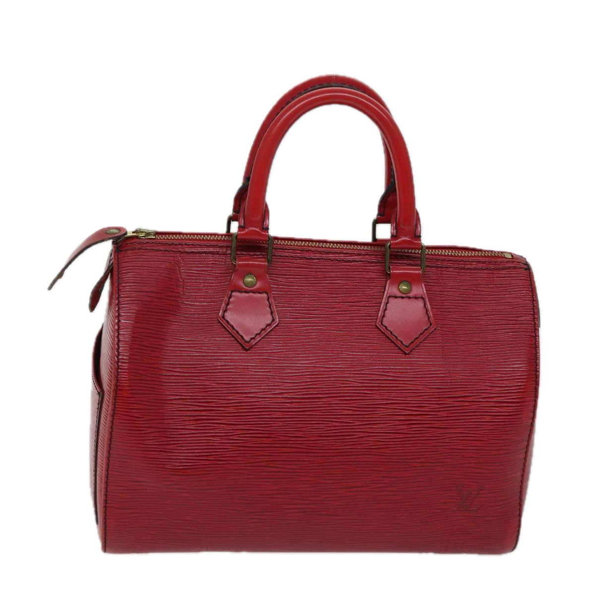 LOUIS VUITTON Epi Speedy 25 Hand Bag Castilian Red M43017 LV 71403