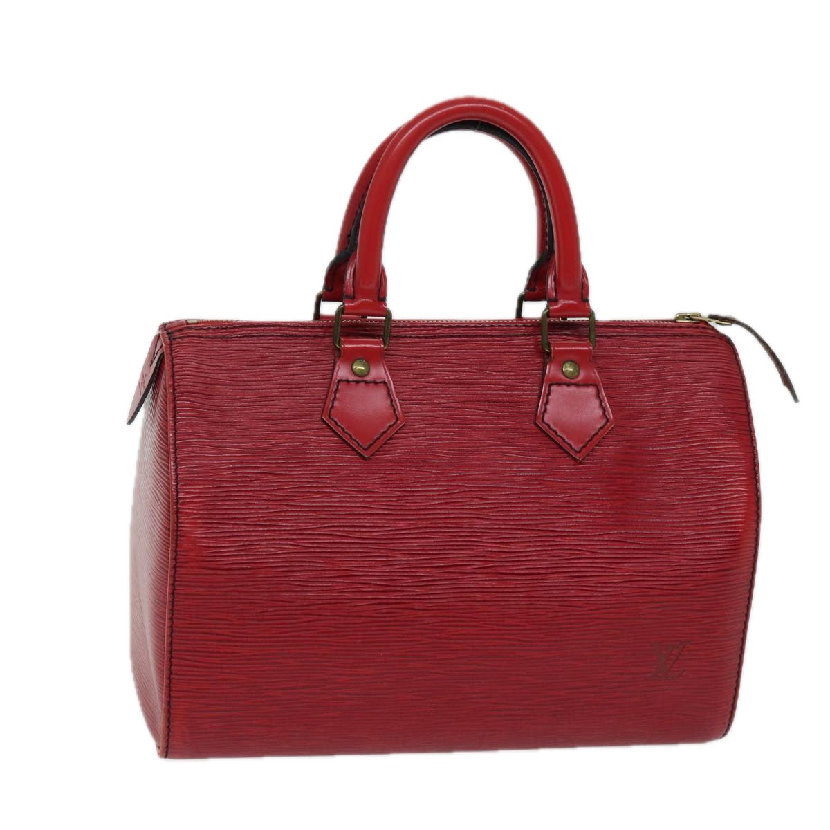LOUIS VUITTON Epi Speedy 25 Hand Bag Castilian Red M43017 LV 71403