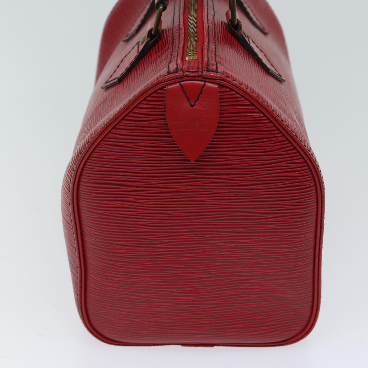 LOUIS VUITTON Epi Speedy 25 Hand Bag Castilian Red M43017 LV 71403