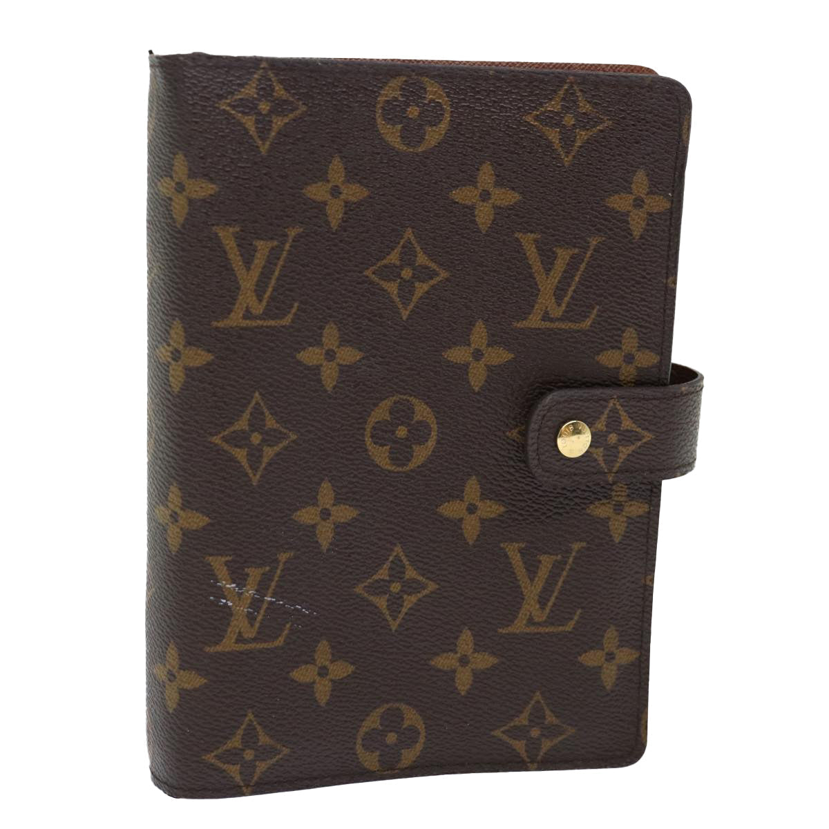 LOUIS VUITTON Monogram Agenda MM Day Planner Cover R20105 LV 71408