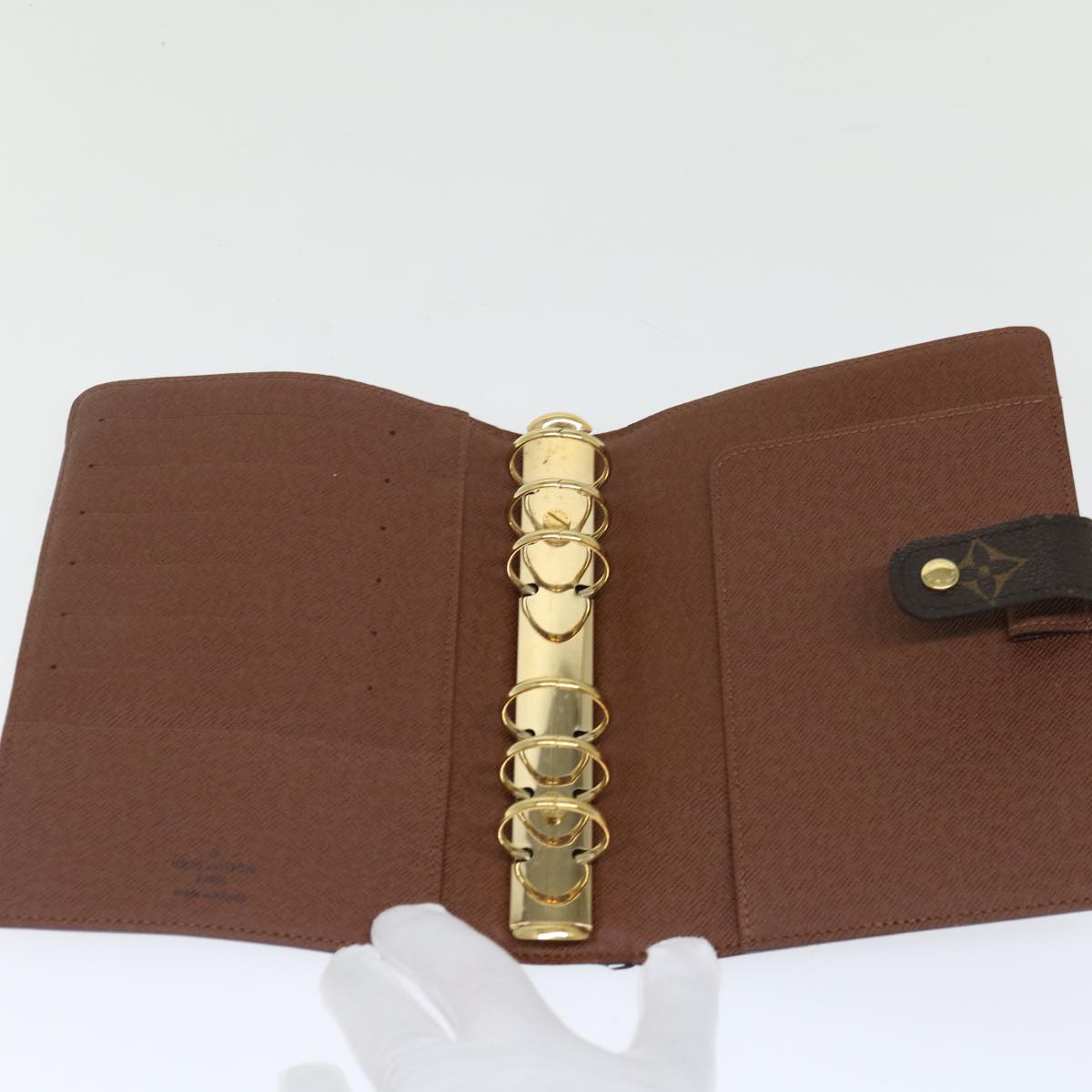 LOUIS VUITTON Monogram Agenda MM Day Planner Cover R20105 LV 71408