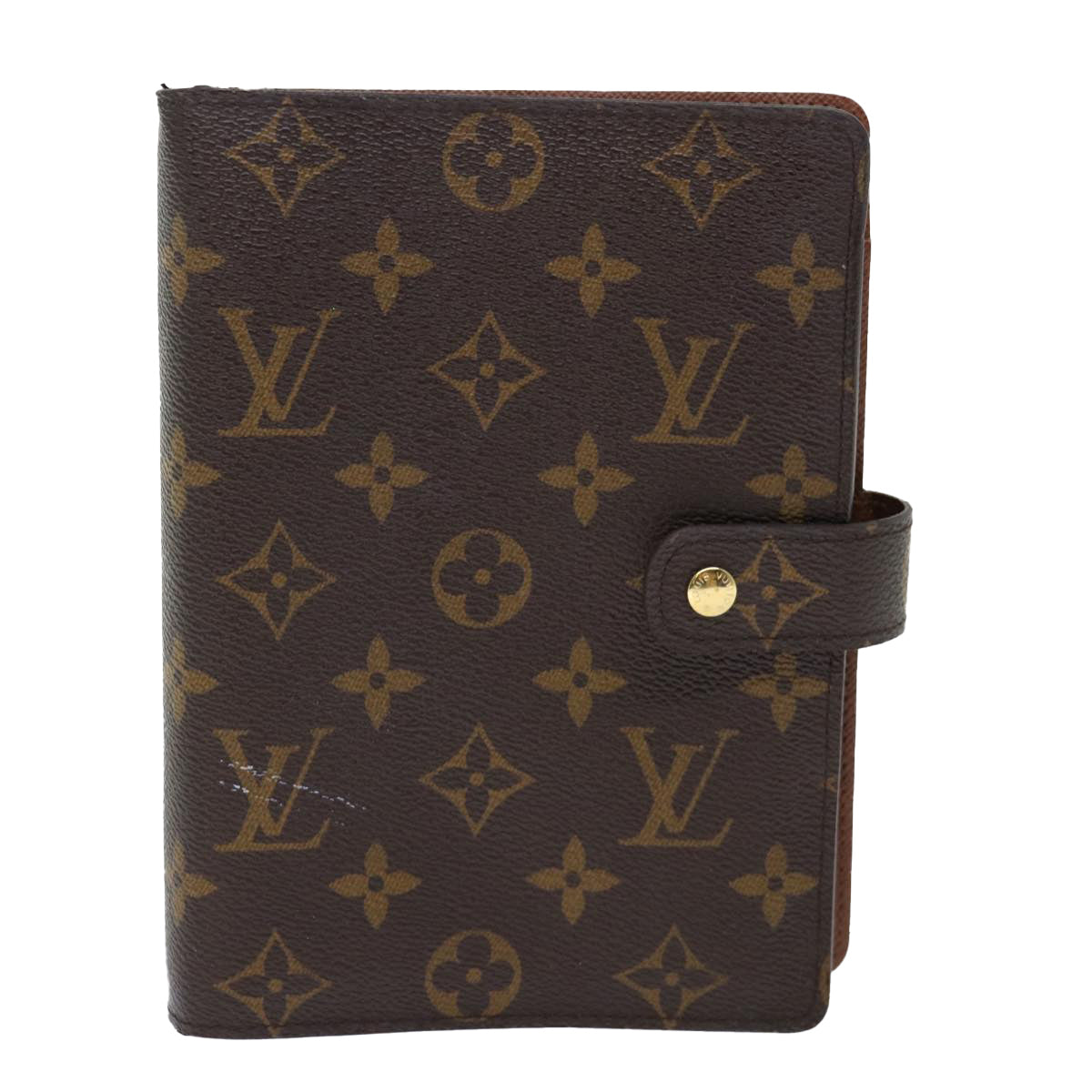 LOUIS VUITTON Monogram Agenda MM Day Planner Cover R20105 LV 71408
