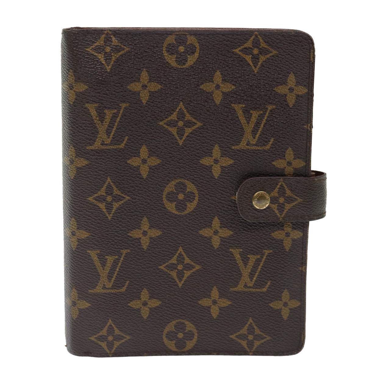 LOUIS VUITTON Monogram Agenda MM Day Planner Cover R20105 LV 71409