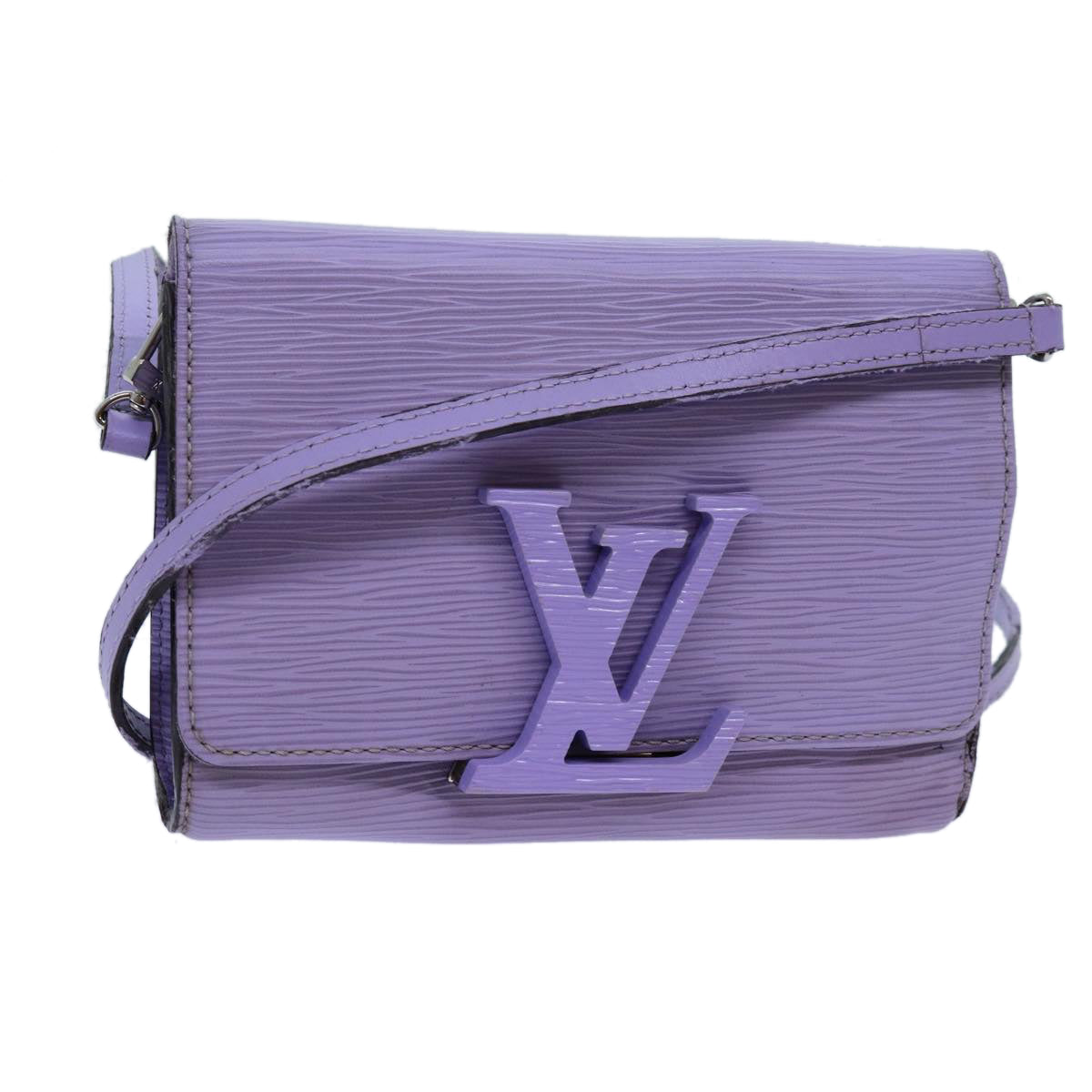LOUIS VUITTON Epi Pochette Louise PM Clutch Bag Lila LV 71416