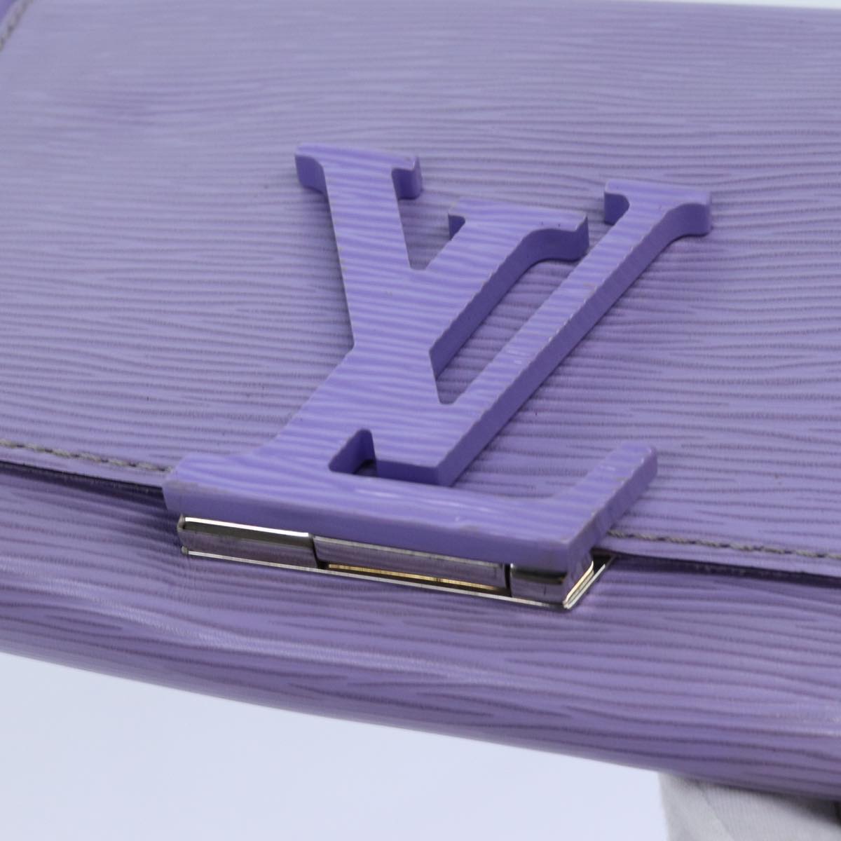 LOUIS VUITTON Epi Pochette Louise PM Clutch Bag Lila LV 71416