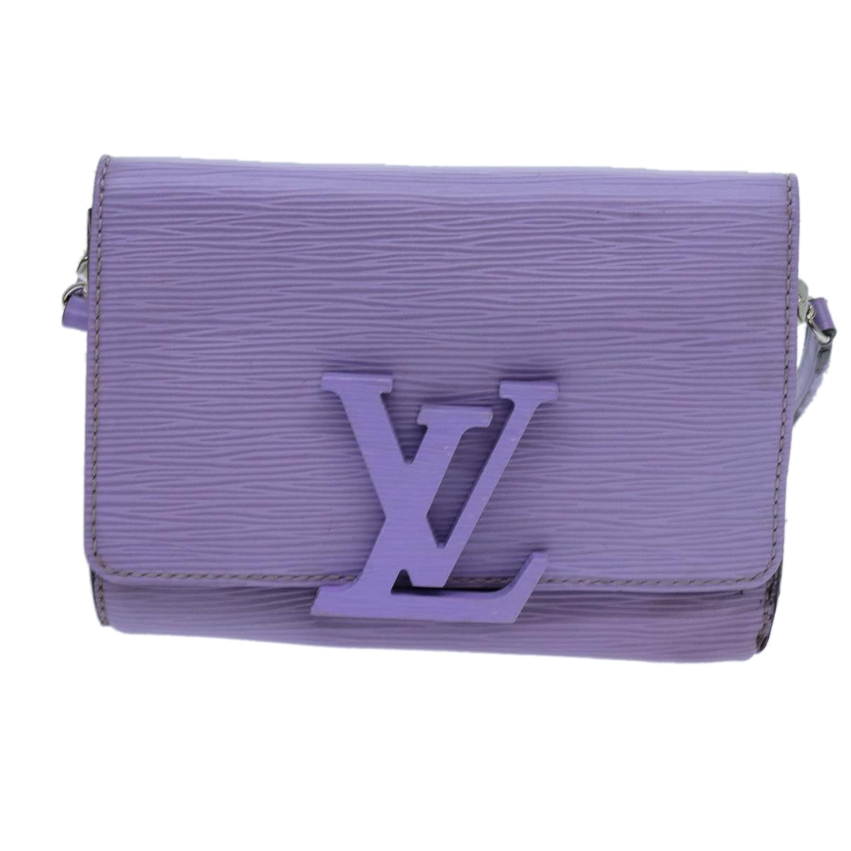 LOUIS VUITTON Epi Pochette Louise PM Clutch Bag Lila LV 71416