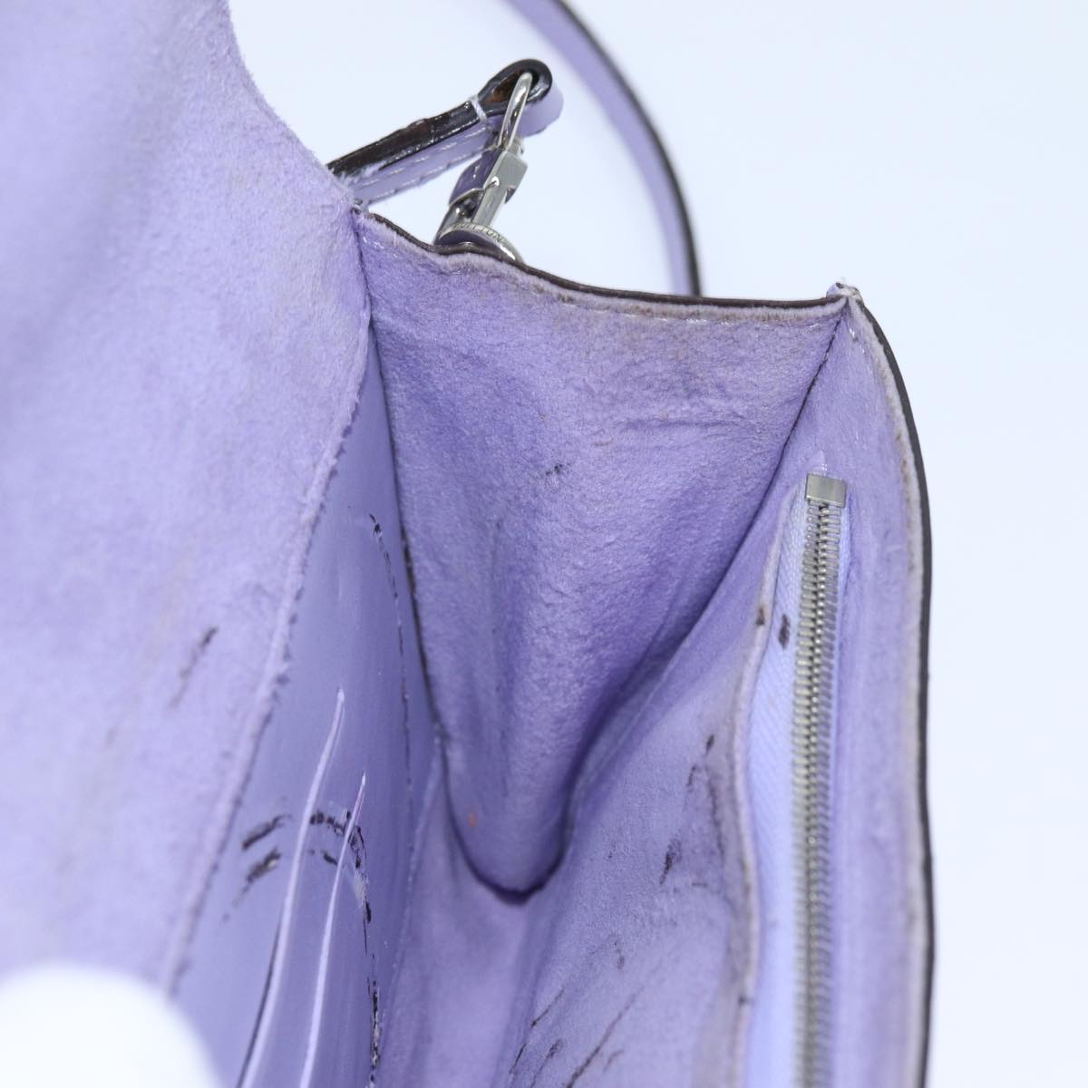 LOUIS VUITTON Epi Pochette Louise PM Clutch Bag Lila LV 71416