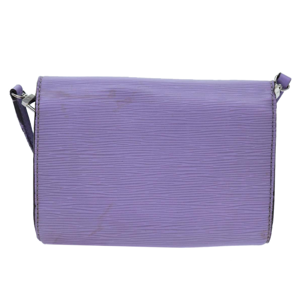 LOUIS VUITTON Epi Pochette Louise PM Clutch Bag Lila LV 71416