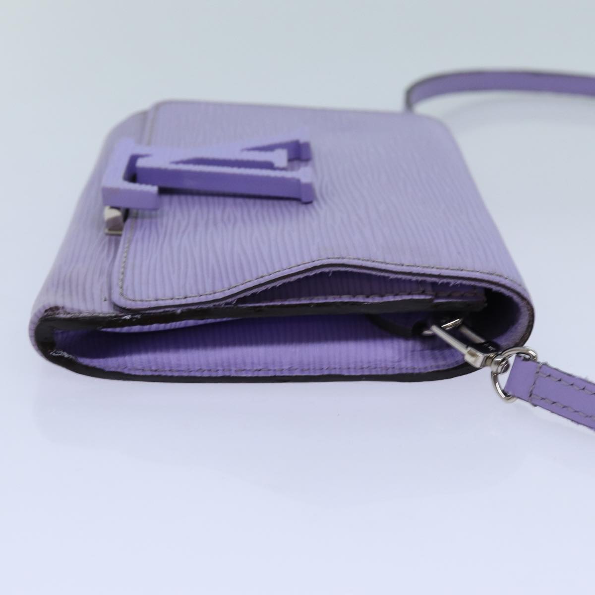 LOUIS VUITTON Epi Pochette Louise PM Clutch Bag Lila LV 71416