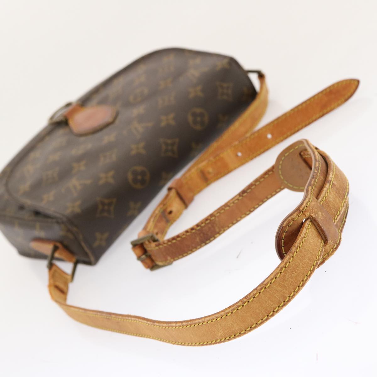 LOUIS VUITTON Monogram Saint Cloud GM Shoulder Bag M51242 LV 71419