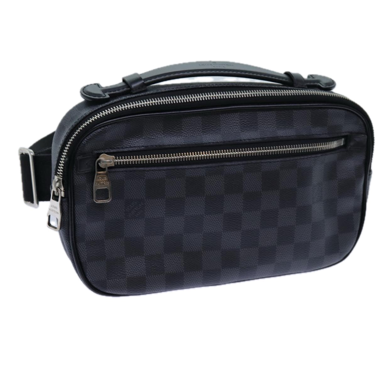 LOUIS VUITTON Damier Graphite Ambreil Shoulder Bag N41289 LV 71423