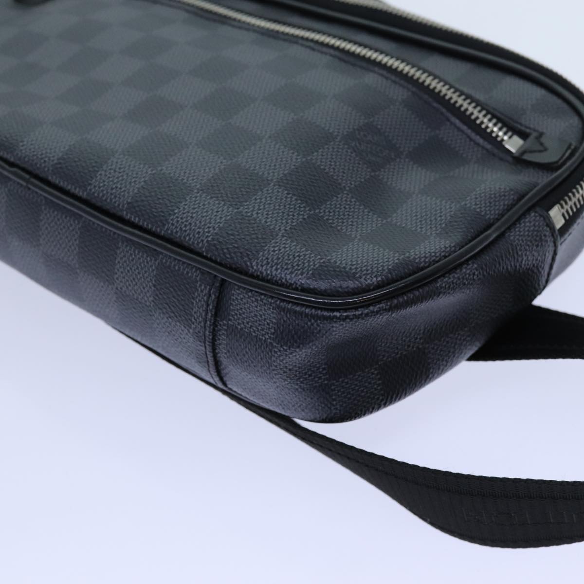 LOUIS VUITTON Damier Graphite Ambreil Shoulder Bag N41289 LV 71423