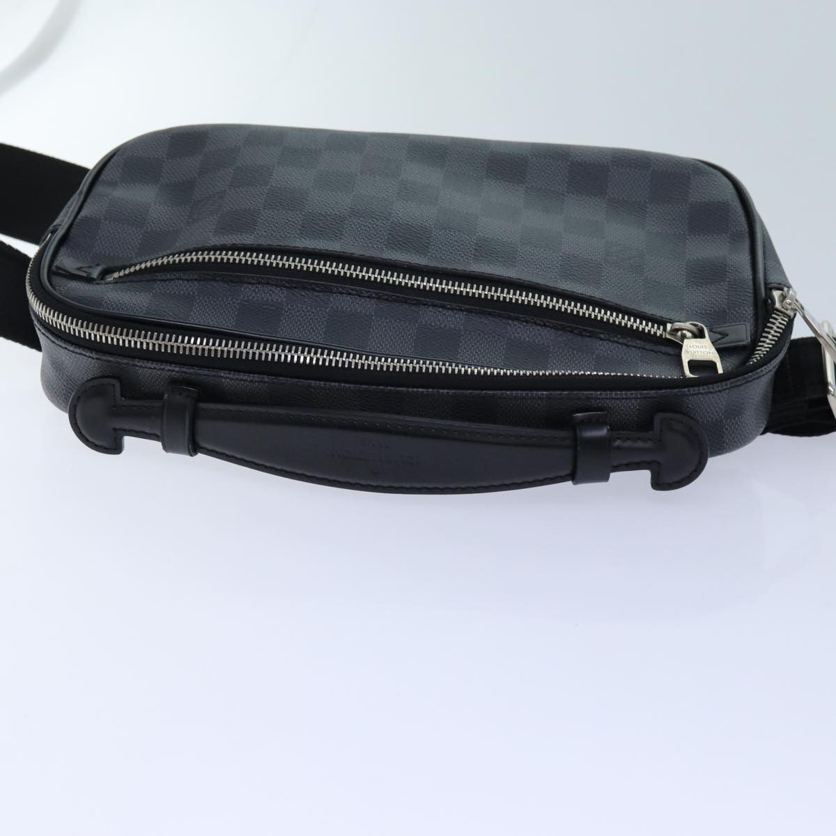 LOUIS VUITTON Damier Graphite Ambreil Shoulder Bag N41289 LV 71423