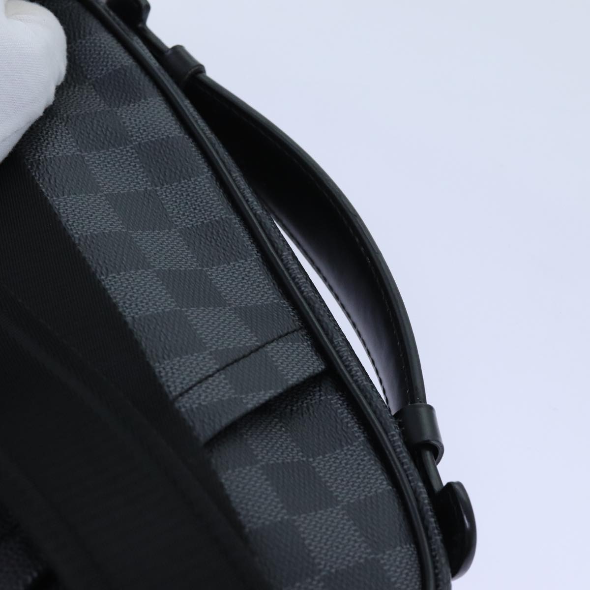 LOUIS VUITTON Damier Graphite Ambreil Shoulder Bag N41289 LV 71423