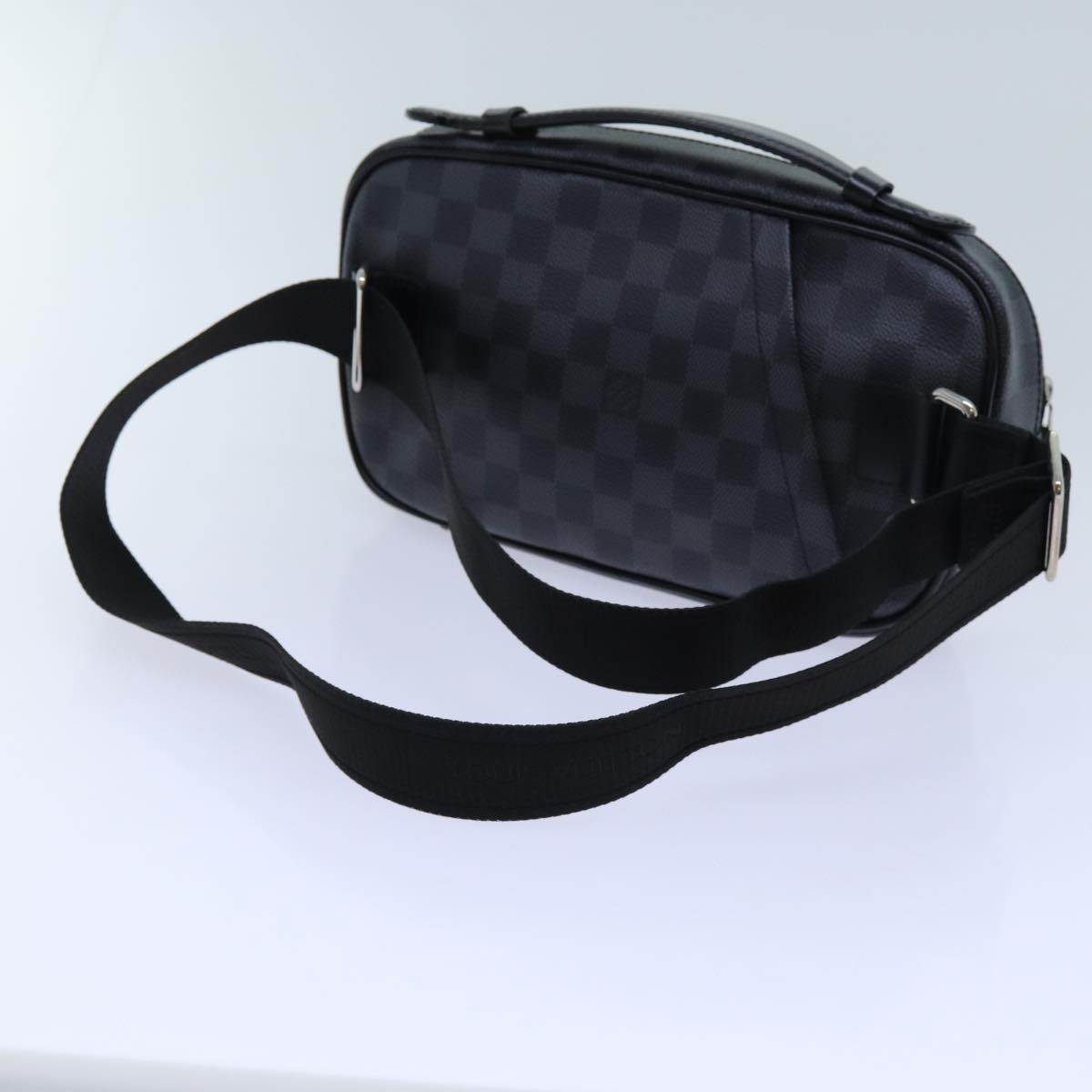 LOUIS VUITTON Damier Graphite Ambreil Shoulder Bag N41289 LV 71423