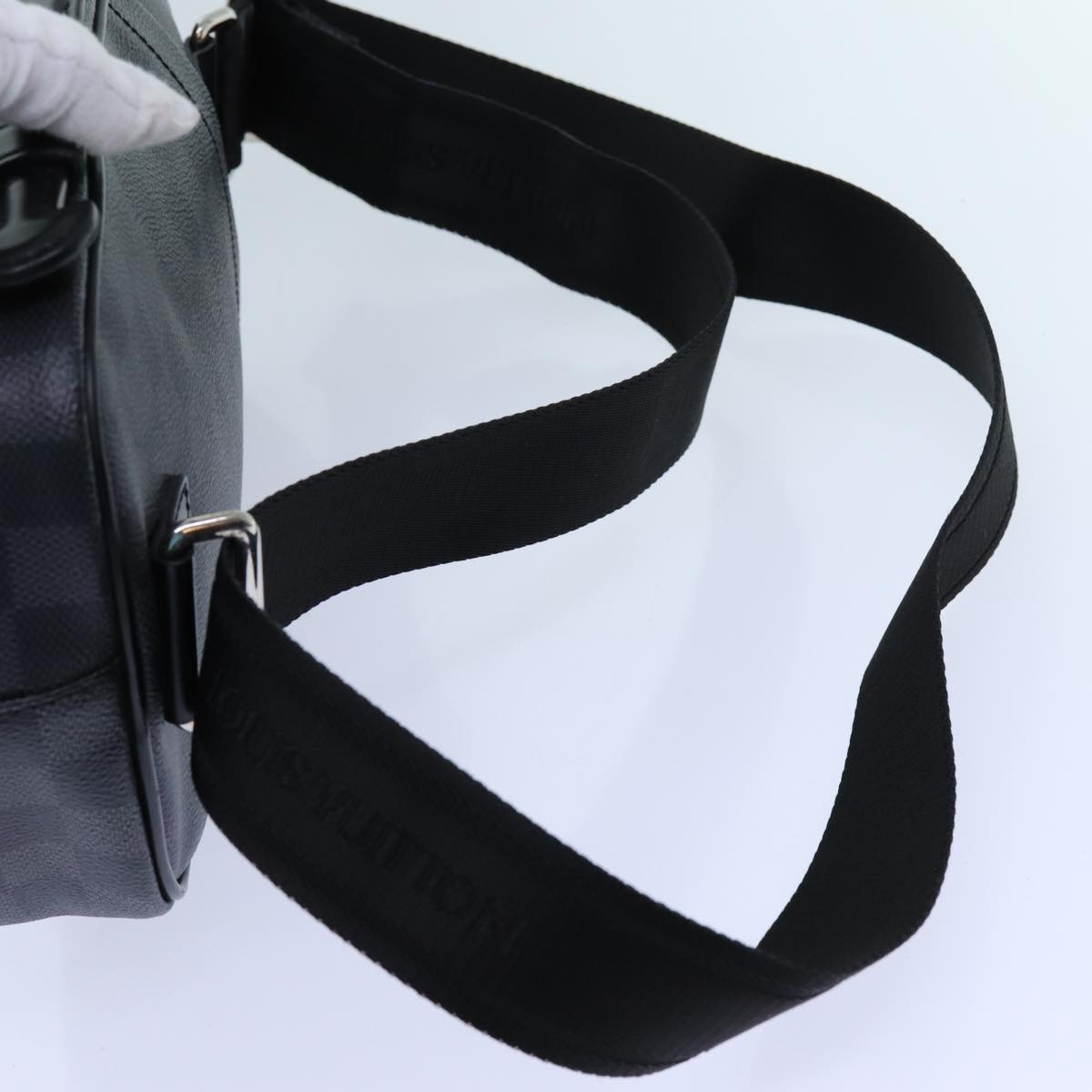 LOUIS VUITTON Damier Graphite Ambreil Shoulder Bag N41289 LV 71423